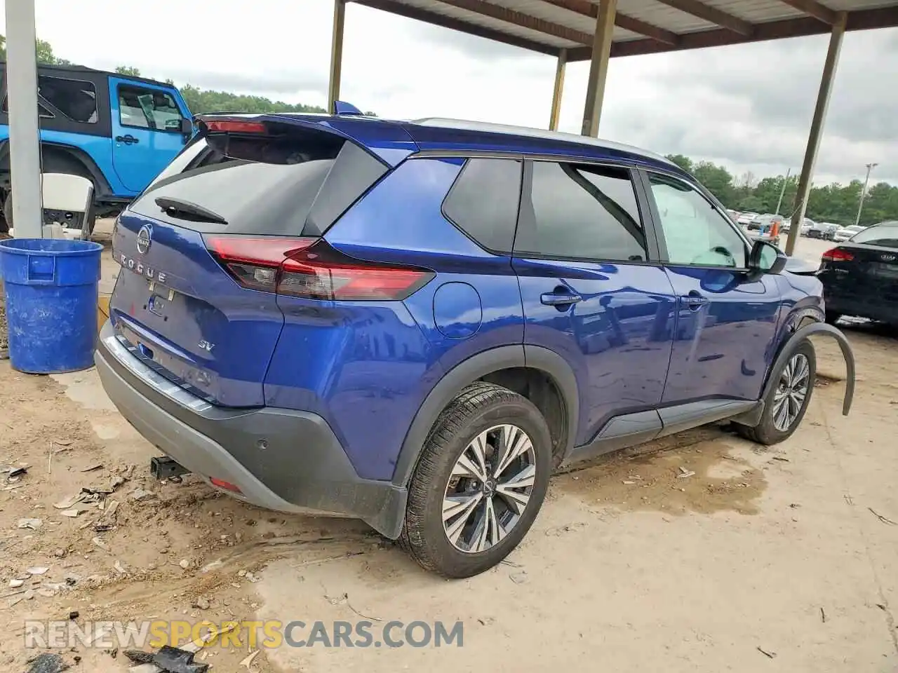 3 fotografías del automóvil dañado 5N1BT3BA2PC859442 NISSAN ROGUE 2023