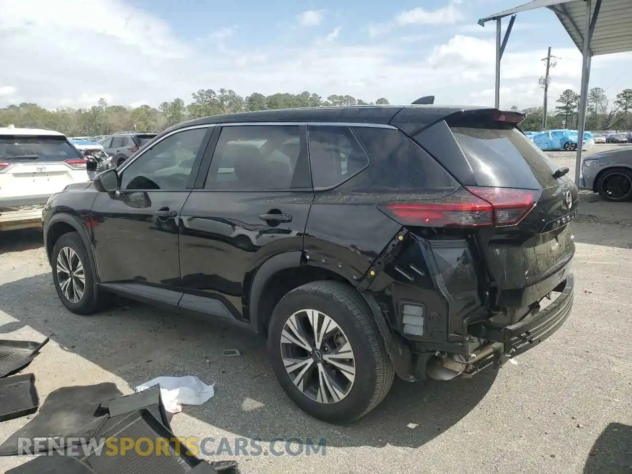 2 Photograph of a damaged car 5N1BT3BA4PC856350 NISSAN ROGUE 2023