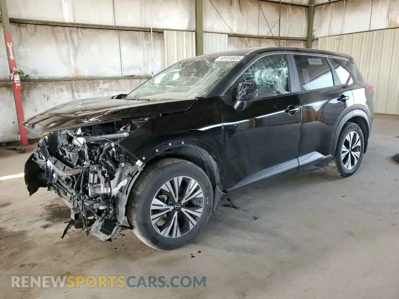 1 Photograph of a damaged car 5N1BT3BA6PC766682 NISSAN ROGUE 2023