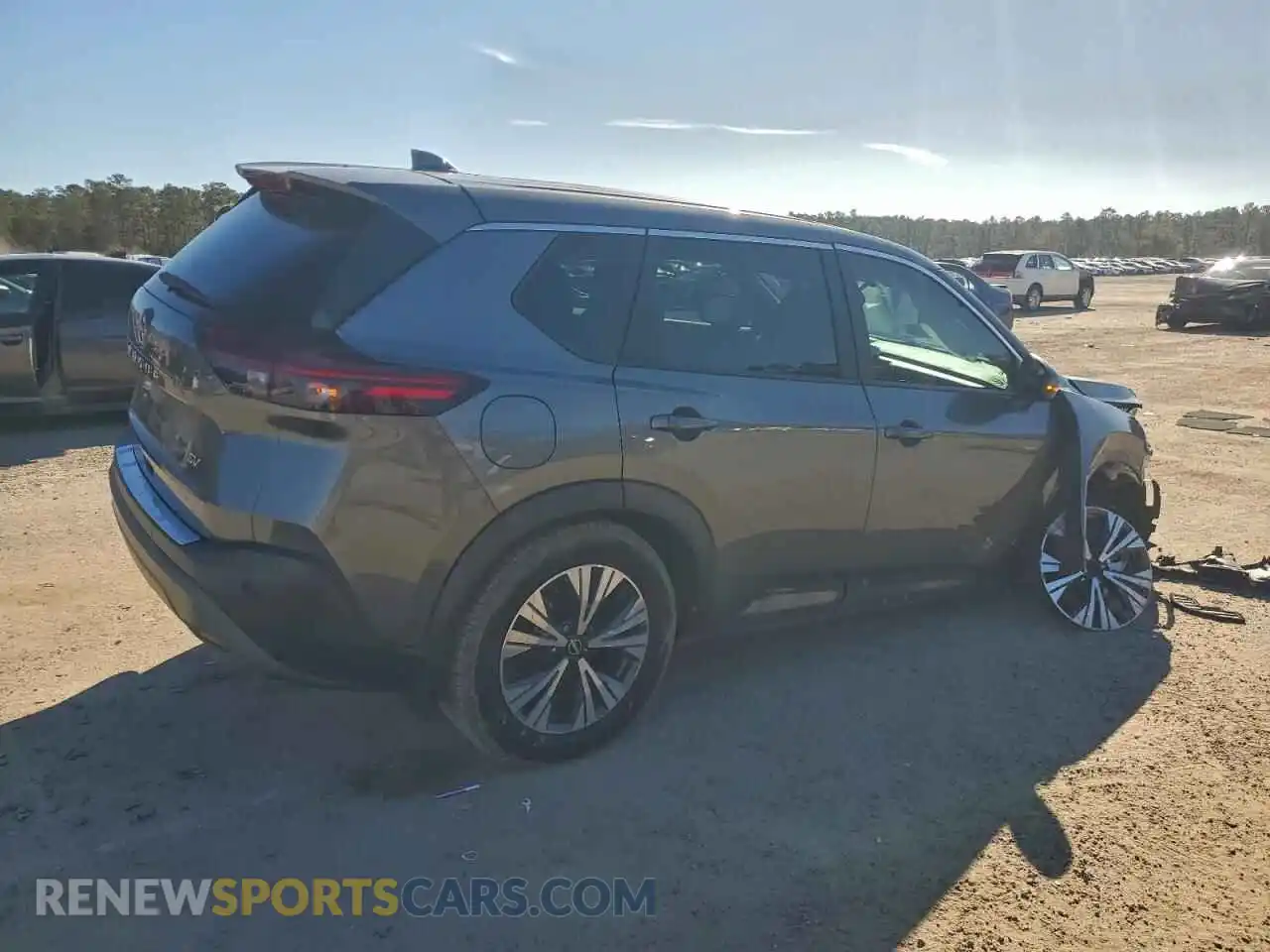 3 Photograph of a damaged car 5N1BT3BA7PC744190 NISSAN ROGUE 2023
