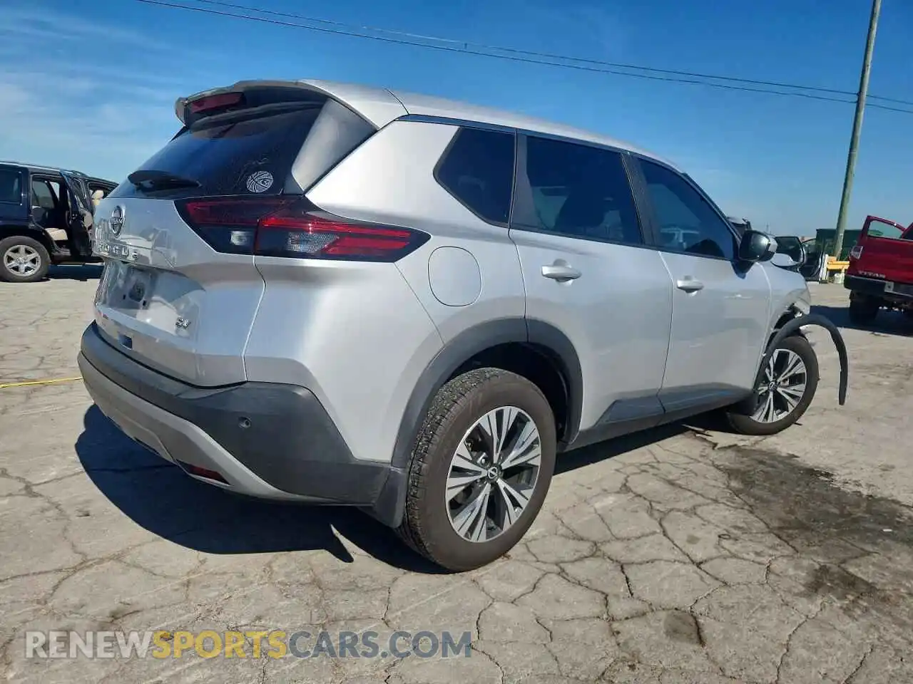 3 Photograph of a damaged car 5N1BT3BA9PC814031 NISSAN ROGUE 2023