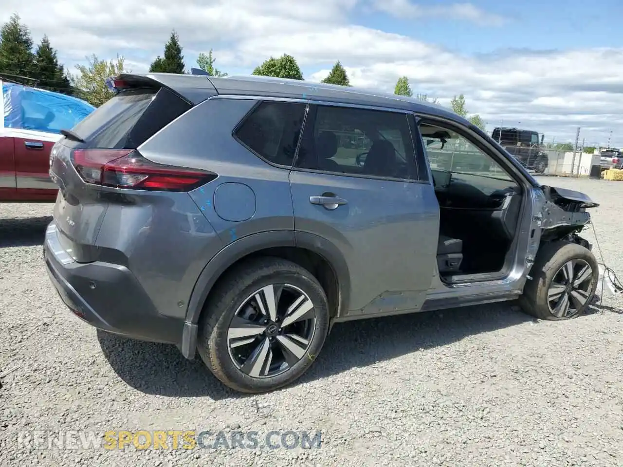 3 Photograph of a damaged car 5N1BT3CB6PC763501 NISSAN ROGUE 2023