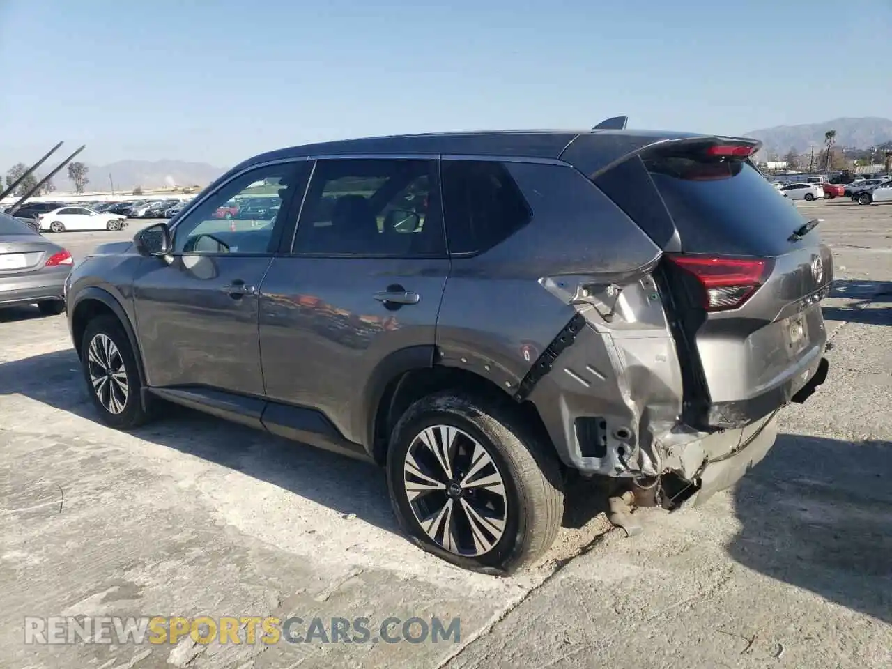 2 fotografías del automóvil dañado JN8BT3BAXPW422196 NISSAN ROGUE 2023
