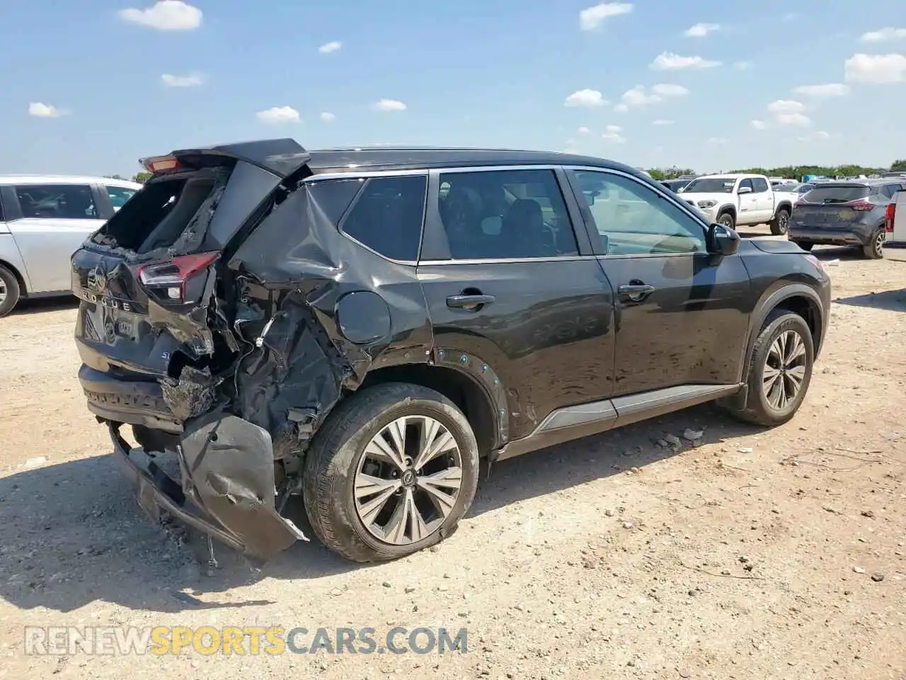 3 Photograph of a damaged car JN8BT3BAXPW432999 NISSAN ROGUE 2023