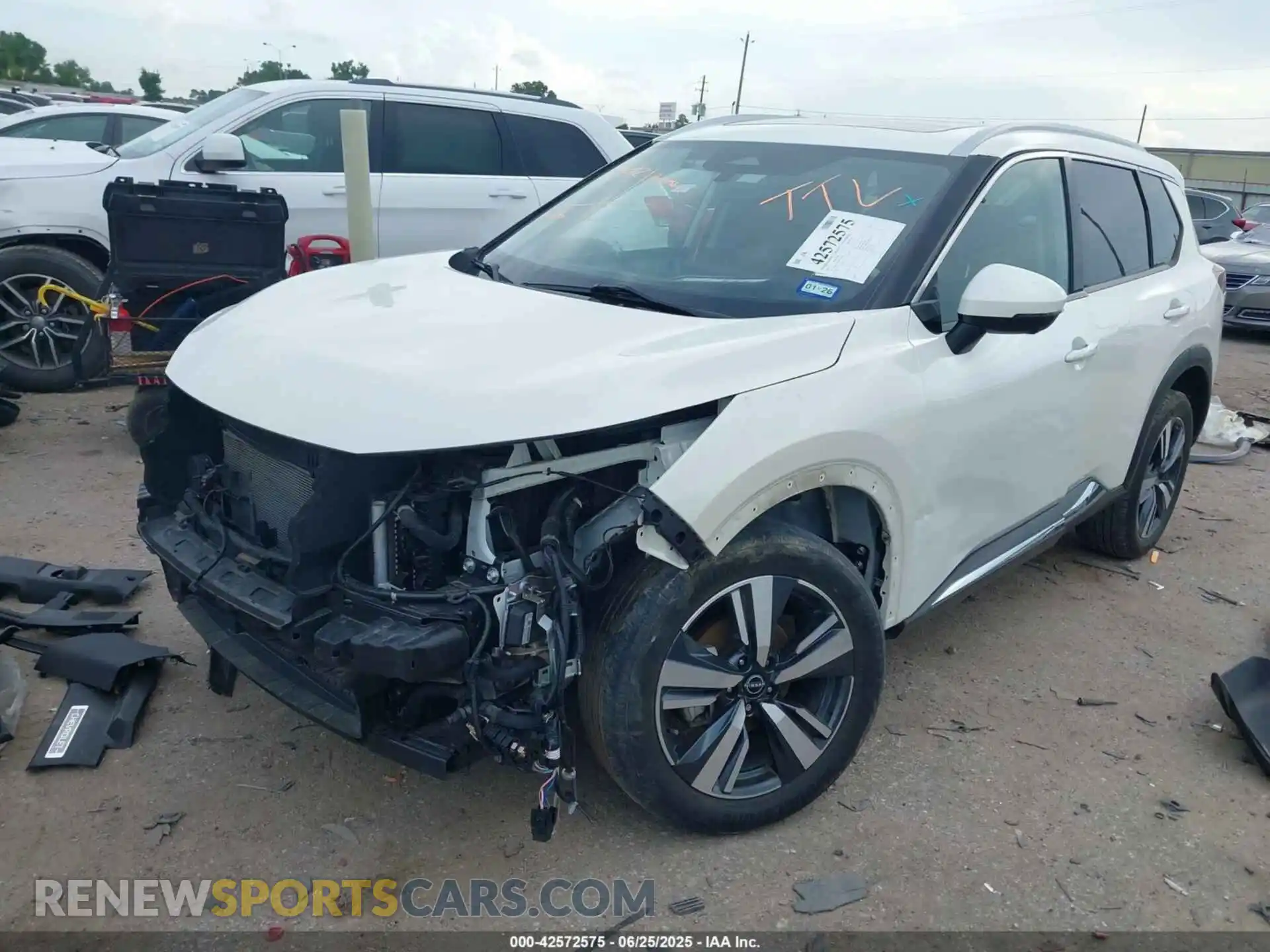 2 Photograph of a damaged car JN8BT3DC6PW103036 NISSAN ROGUE 2023