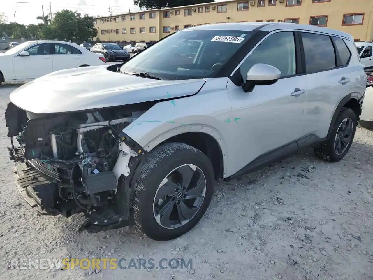 1 Photograph of a damaged car 5N1BT3BA9RC757154 NISSAN ROGUE 2024