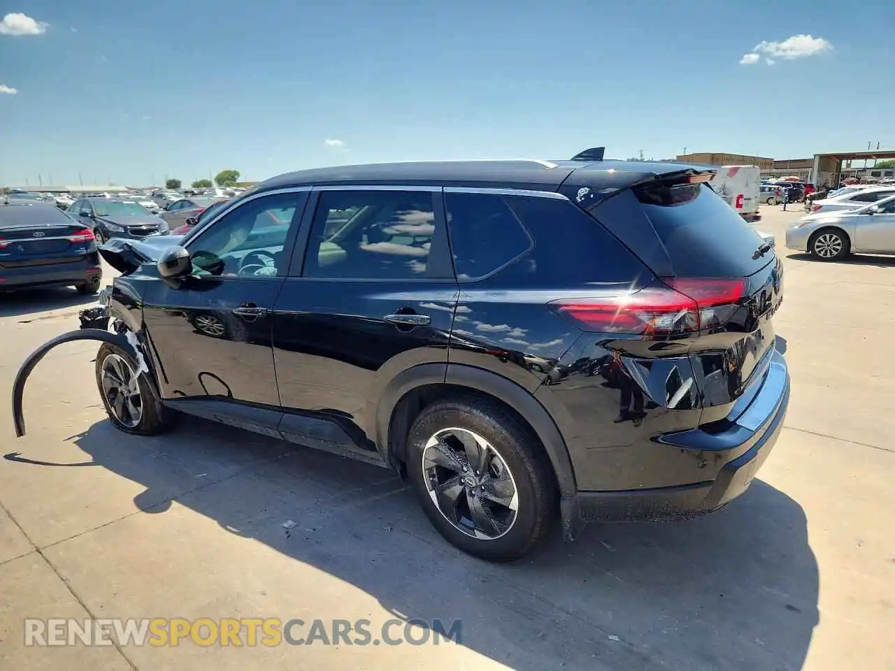 2 Photograph of a damaged car JN8BT3BA2SW009861 NISSAN ROGUE 2025
