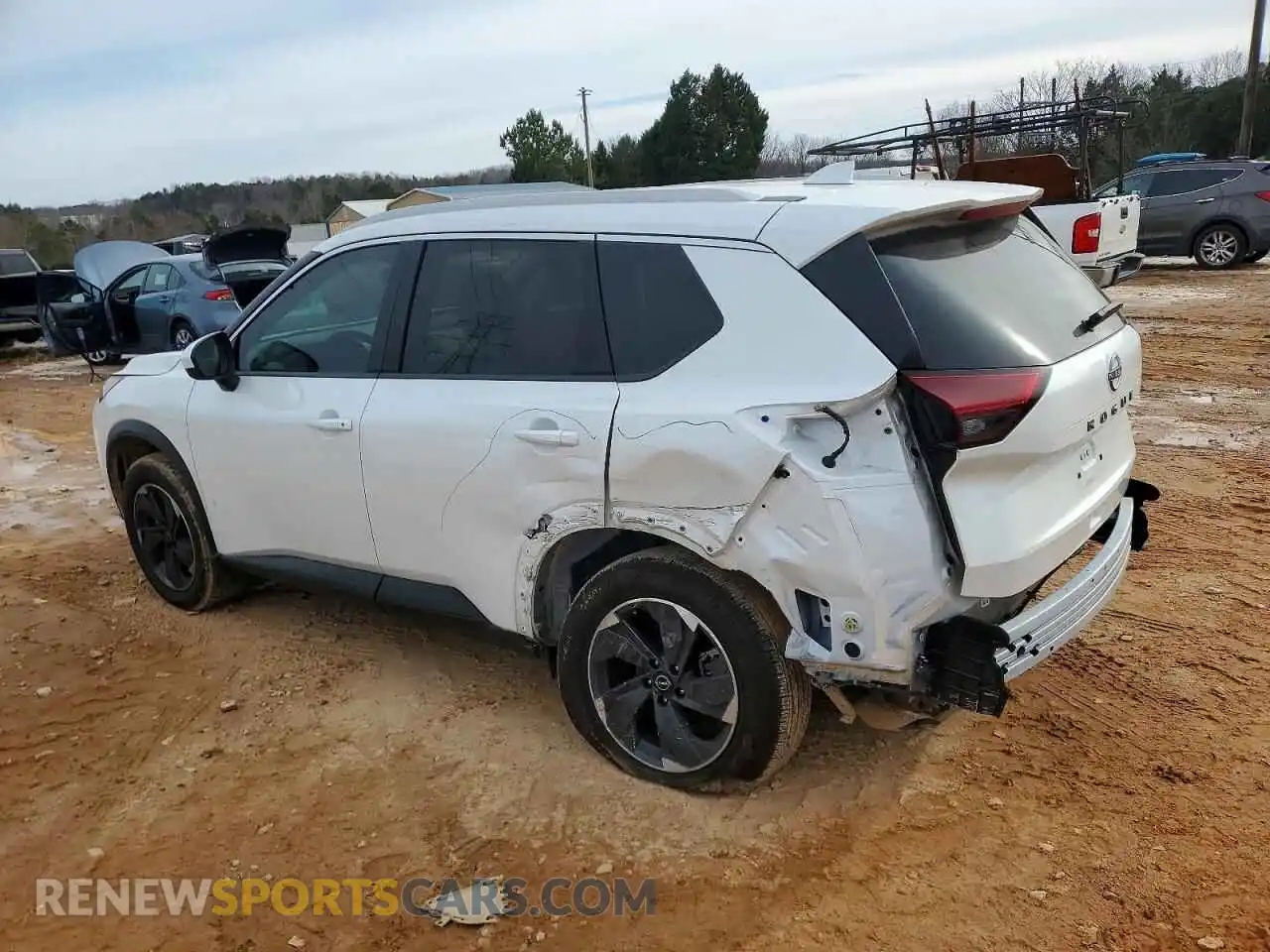 2 Photograph of a damaged car JN8BT3BA5SW346735 NISSAN ROGUE 2025