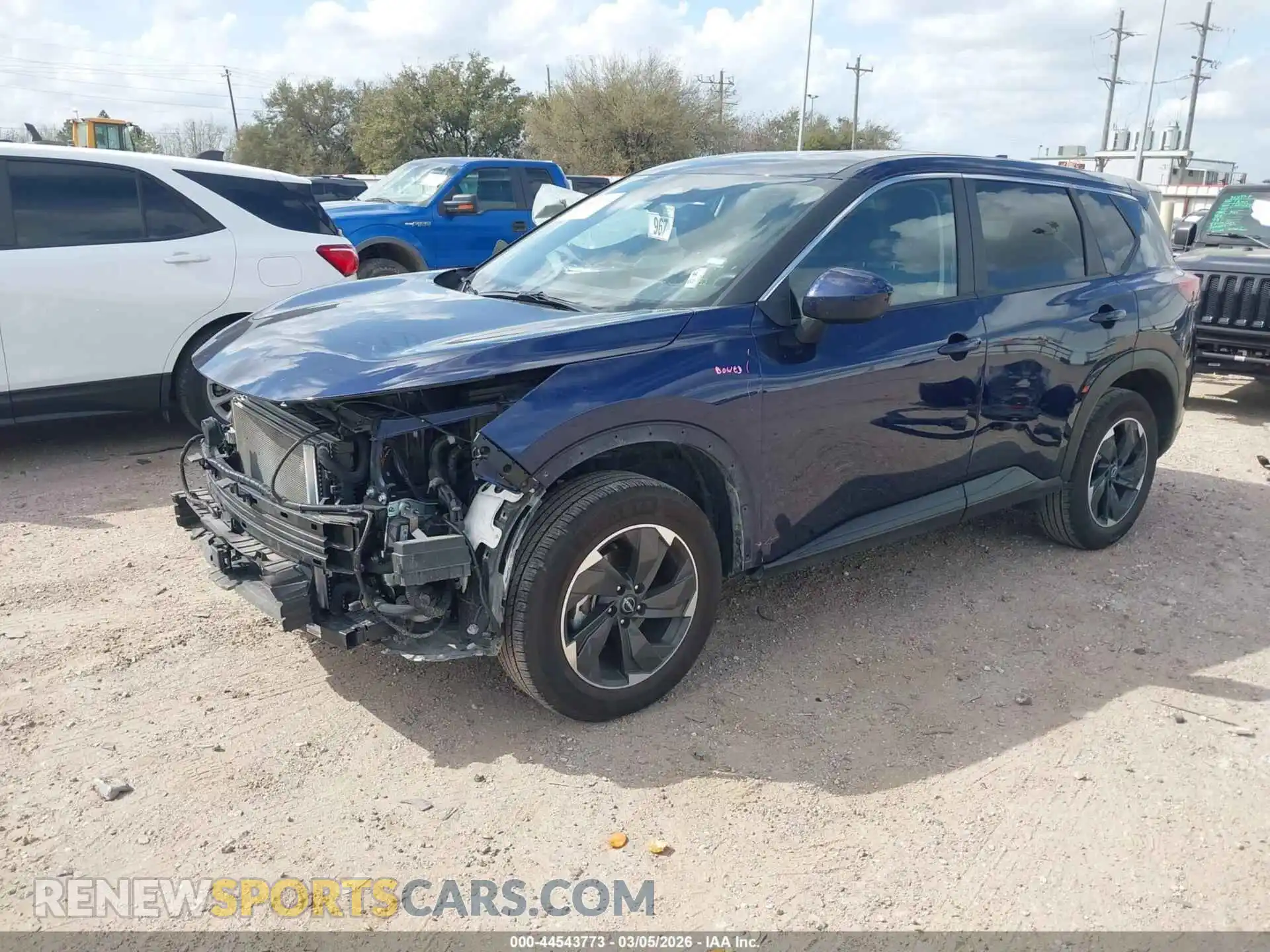 2 Photograph of a damaged car JN8BT3BA6SW006784 NISSAN ROGUE 2025