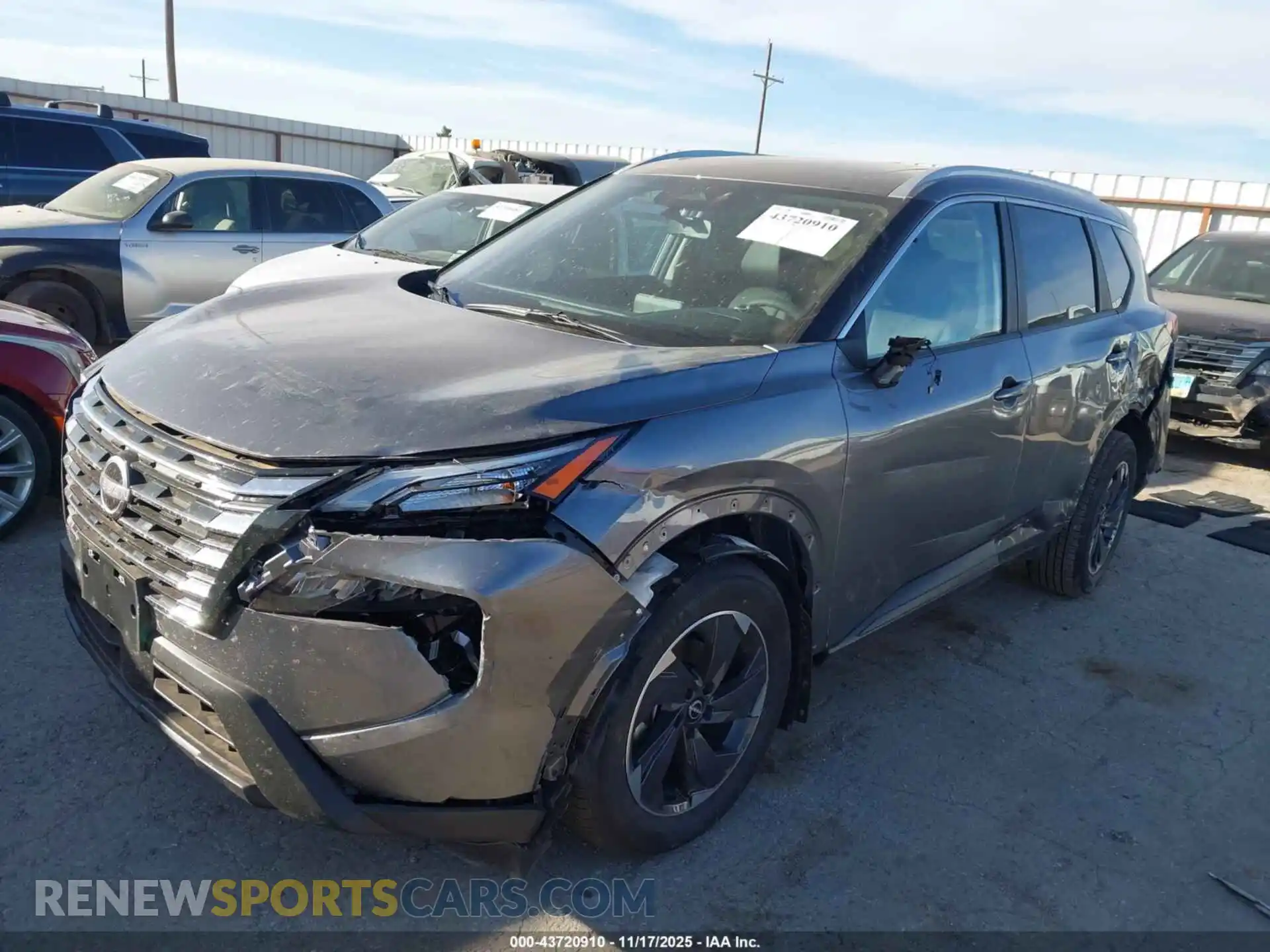 2 fotografías del automóvil dañado JN8BT3BA6SW010866 NISSAN ROGUE 2025