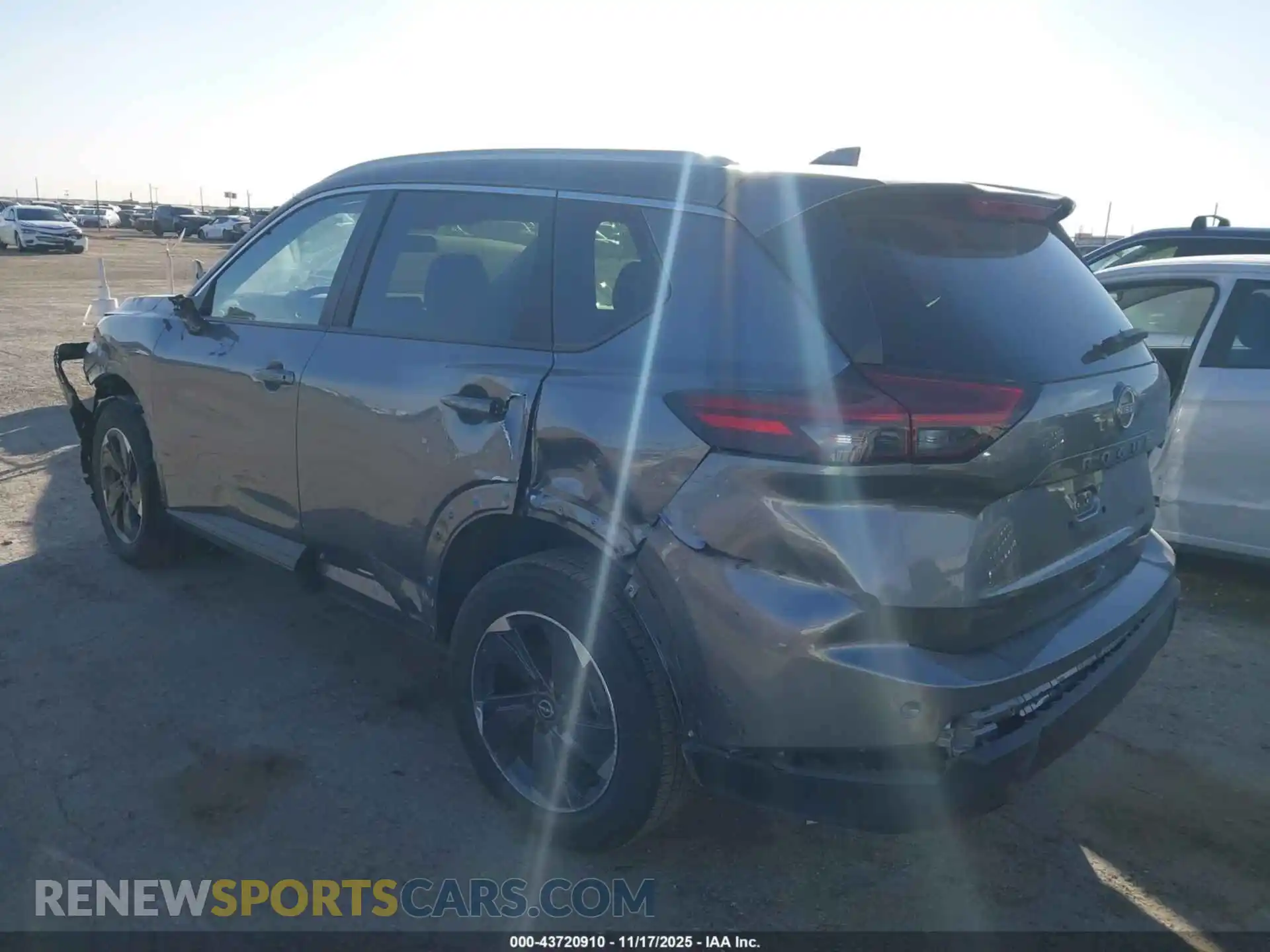 3 fotografías del automóvil dañado JN8BT3BA6SW010866 NISSAN ROGUE 2025