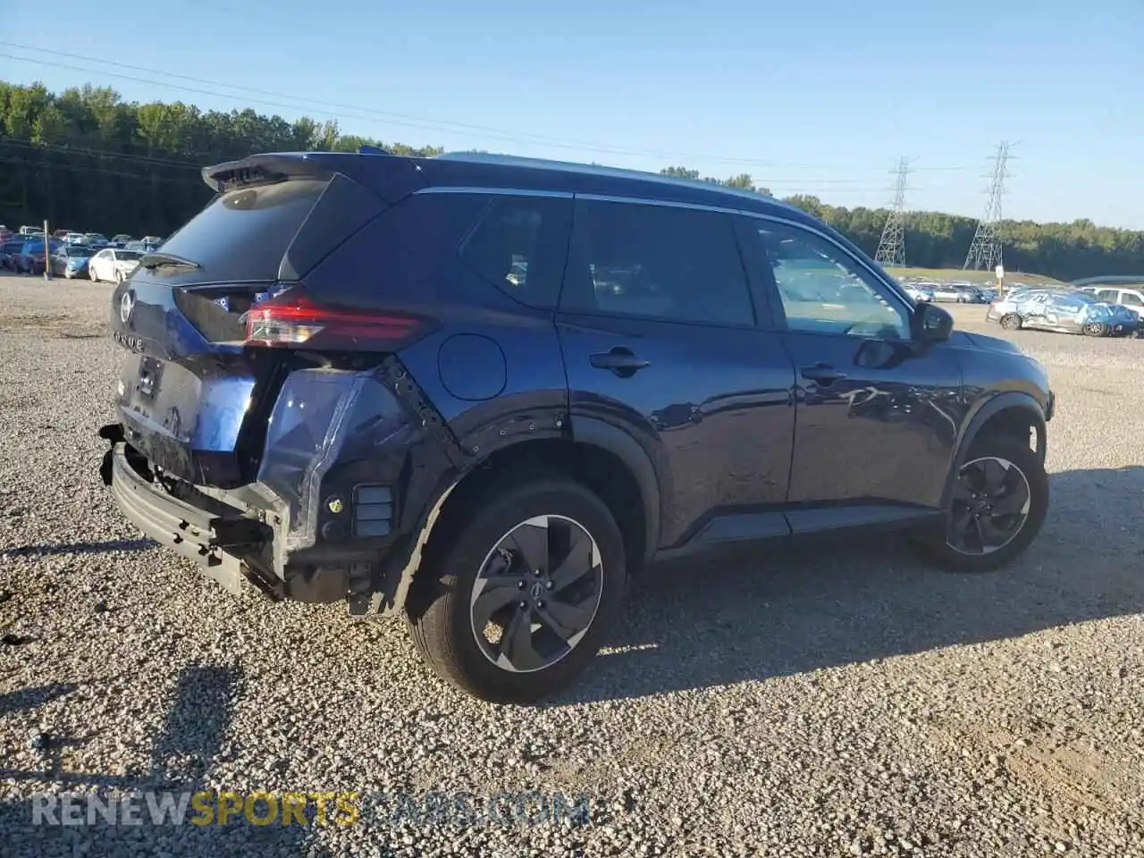 3 Photograph of a damaged car JN8BT3BA7SW007734 NISSAN ROGUE 2025