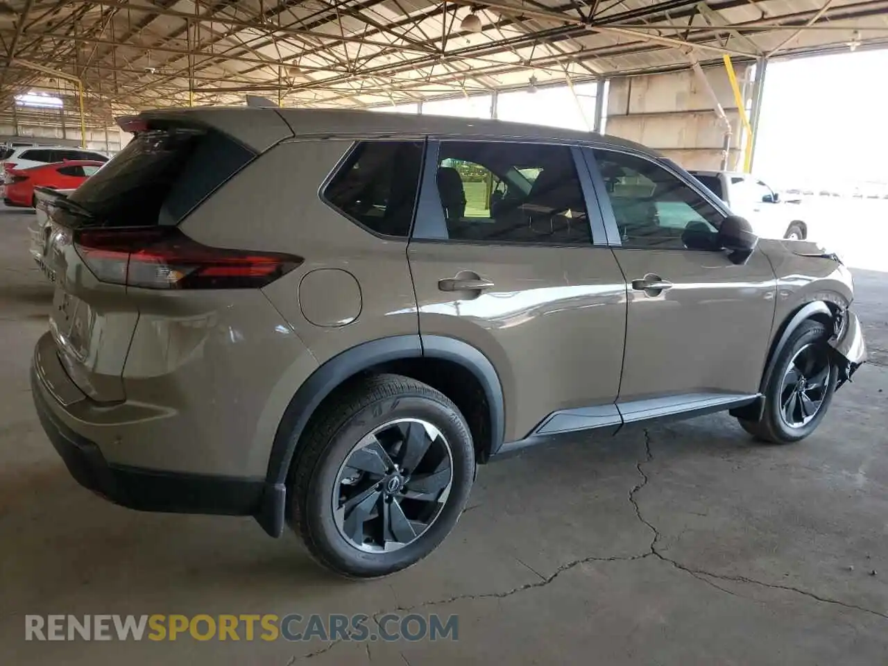 3 Photograph of a damaged car JN8BT3BA7SW340953 NISSAN ROGUE 2025