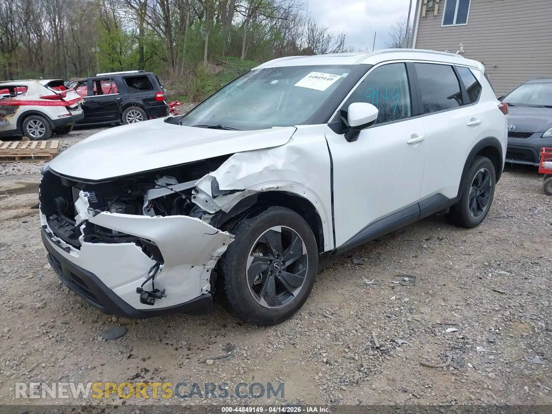 2 Photograph of a damaged car JN8BT3BA8SW004096 NISSAN ROGUE 2025