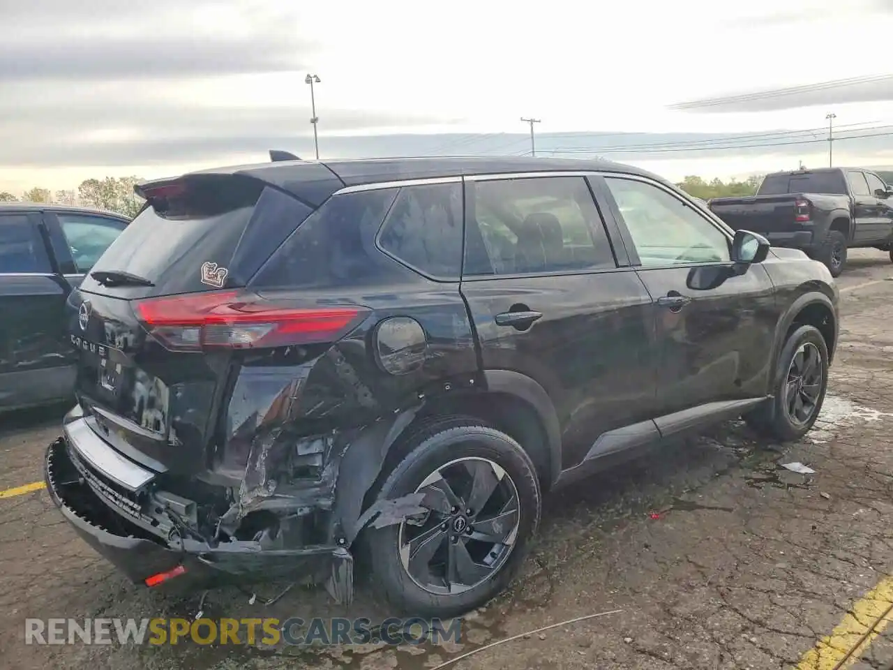 3 Photograph of a damaged car JN8BT3BA8SW006267 NISSAN ROGUE 2025