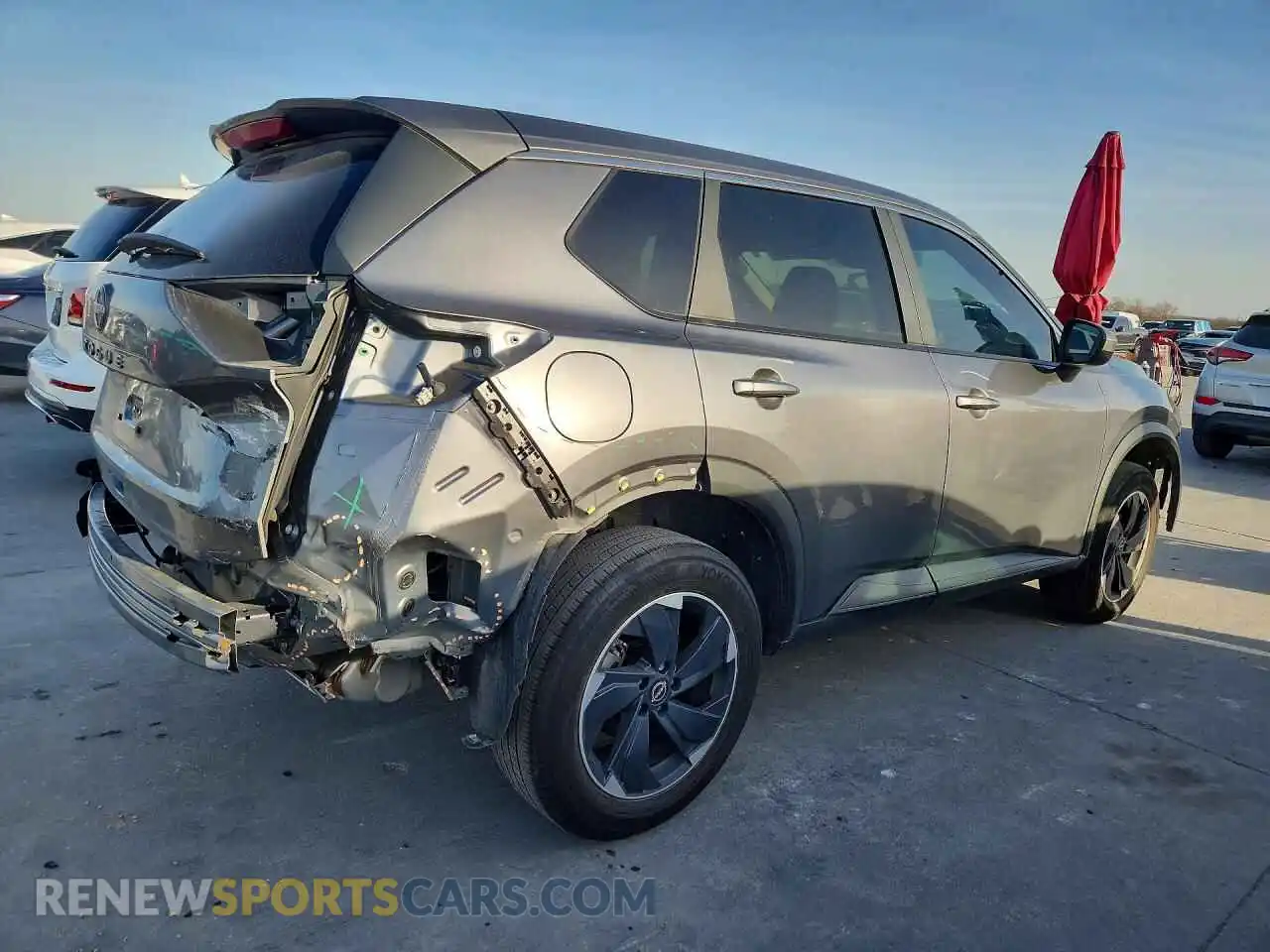 3 Photograph of a damaged car JN8BT3BA9SW010747 NISSAN ROGUE 2025