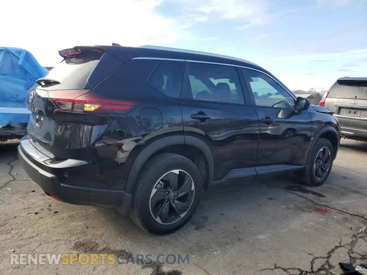 3 Photograph of a damaged car JN8BT3BAXSW000745 NISSAN ROGUE 2025