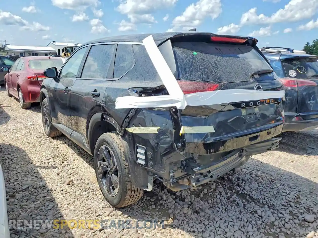 2 fotografías del automóvil dañado JN8BT3BB7SW152751 NISSAN ROGUE 2025