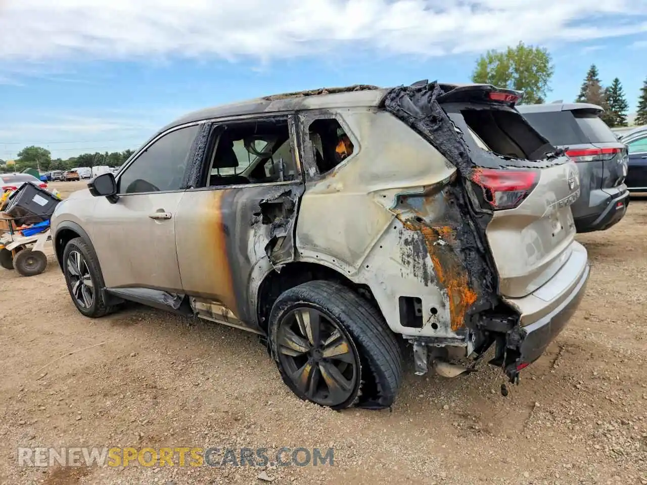 2 Photograph of a damaged car JN8BT3CB8SW433486 NISSAN ROGUE 2025