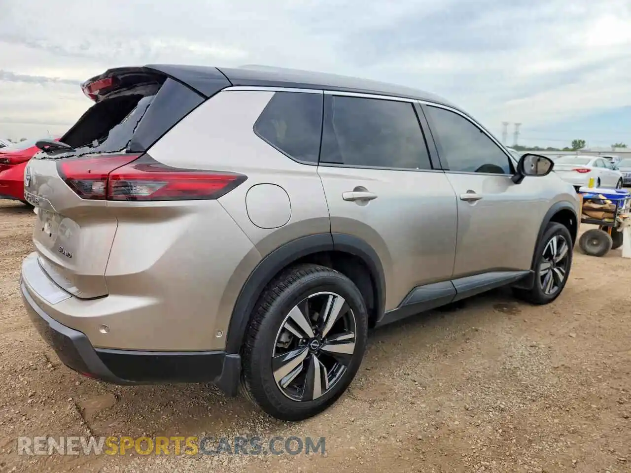 3 Photograph of a damaged car JN8BT3CB8SW433486 NISSAN ROGUE 2025