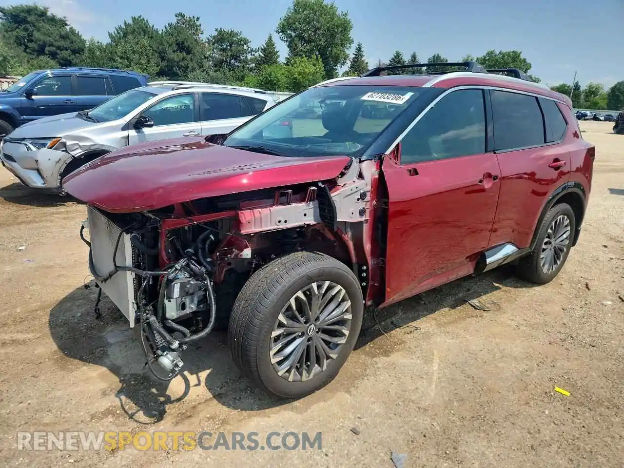 1 Photograph of a damaged car JN8BT3DD5SW473685 NISSAN ROGUE 2025