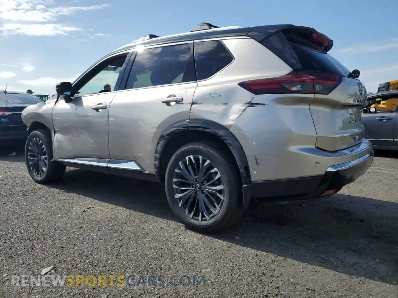 2 Photograph of a damaged car JN8BT3DD6SW472349 NISSAN ROGUE 2025