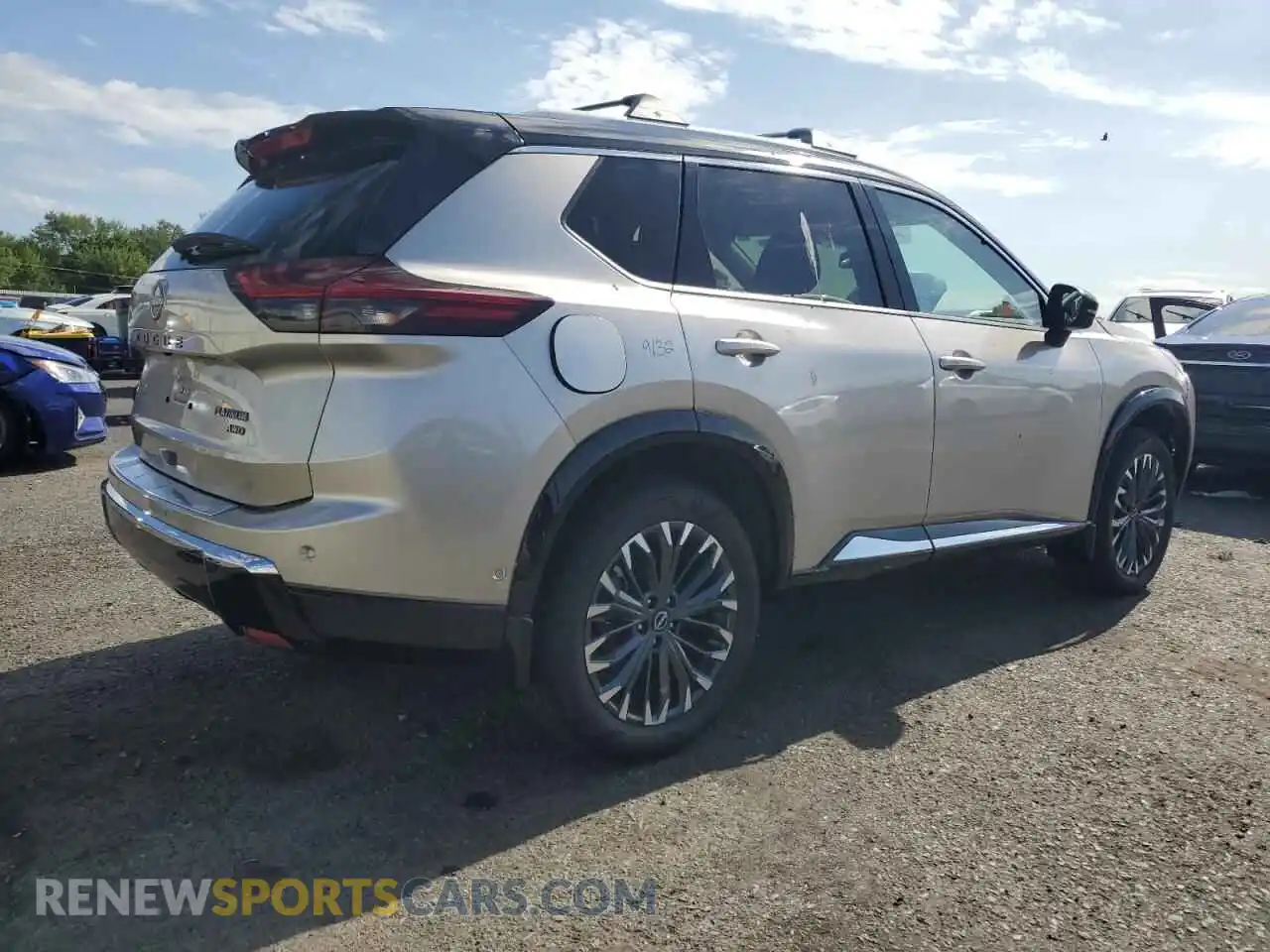 3 Photograph of a damaged car JN8BT3DD6SW472349 NISSAN ROGUE 2025