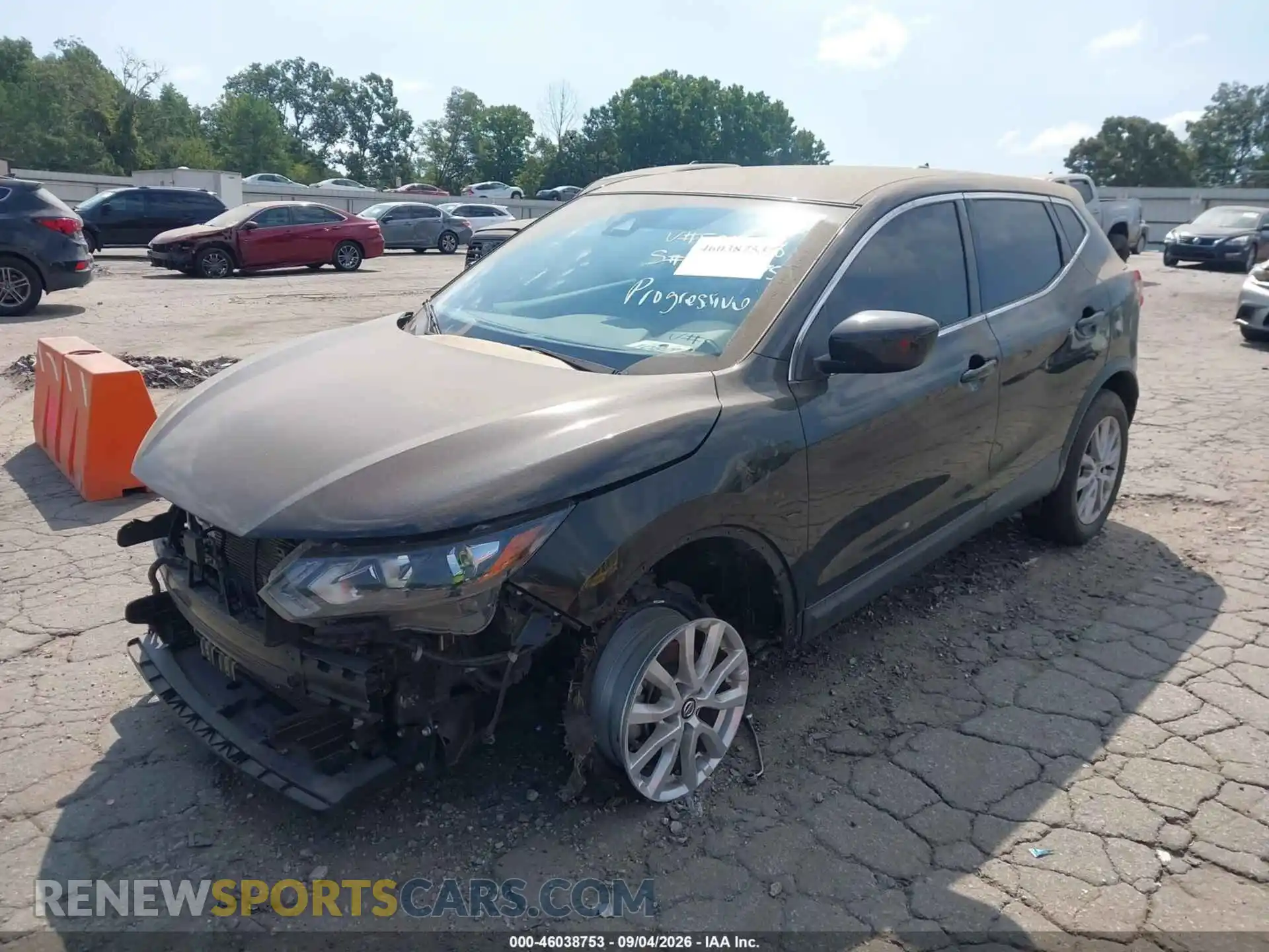 2 Photograph of a damaged car JN1BJ1AV5NW581038 NISSAN ROGUE SPORT 2022