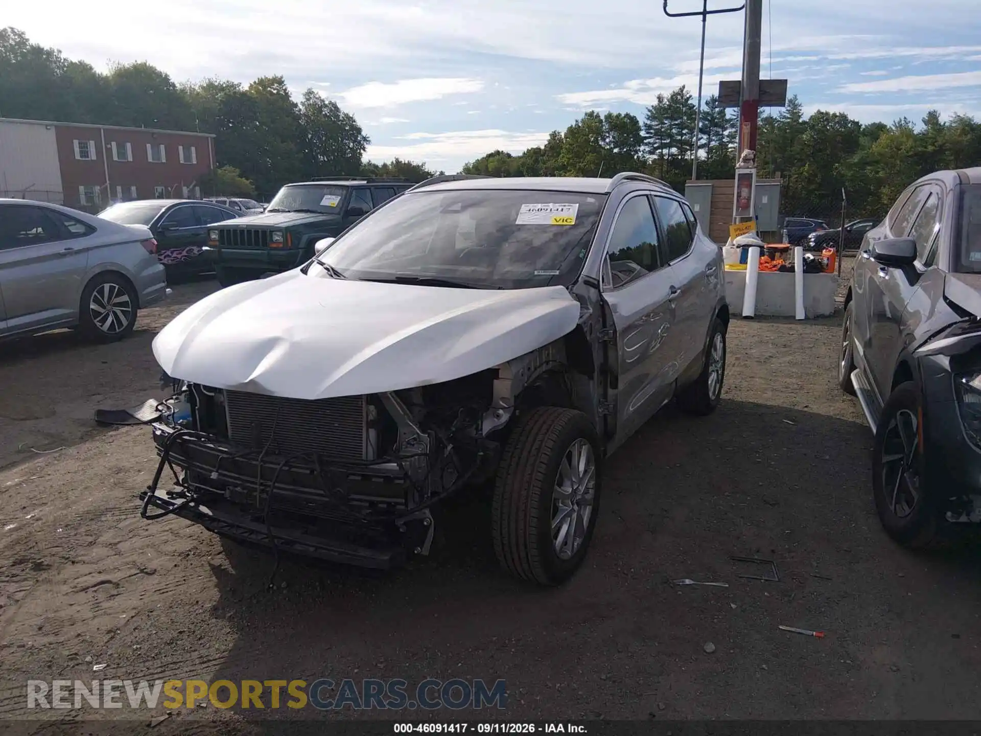 2 Photograph of a damaged car JN1BJ1BV6NW580589 NISSAN ROGUE SPORT 2022