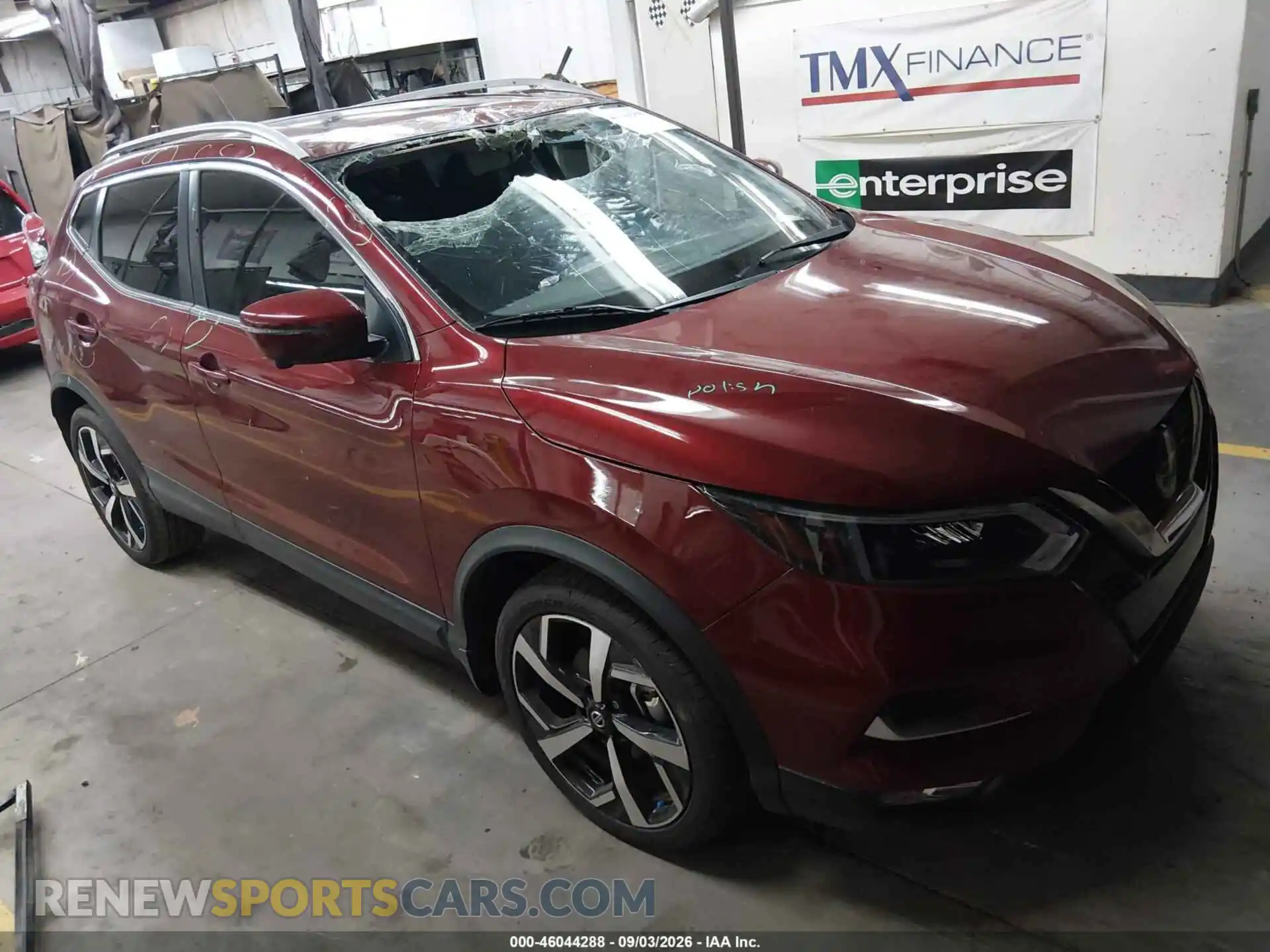 1 Photograph of a damaged car JN1BJ1CV0NW351307 NISSAN ROGUE SPORT 2022