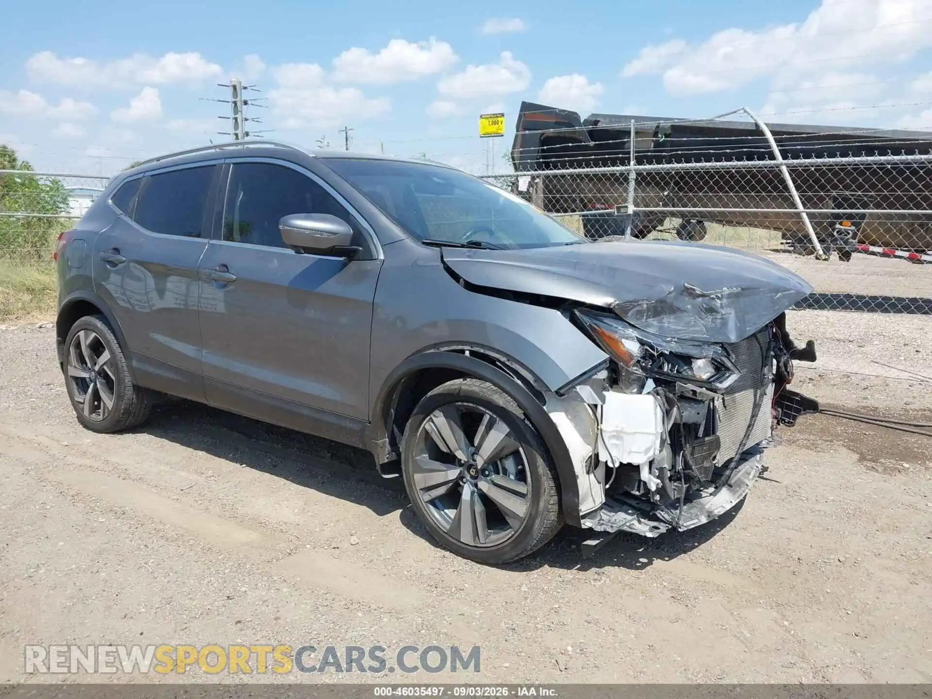 1 Photograph of a damaged car JN1BJ1CW0NW493410 NISSAN ROGUE SPORT 2022
