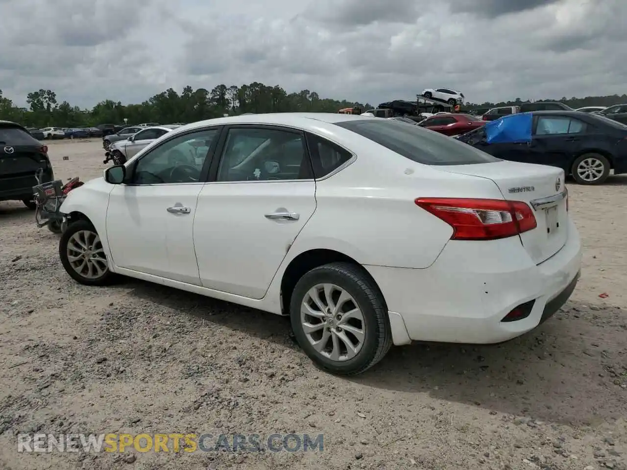 2 Photograph of a damaged car 3N1AB7AP0KL604630 NISSAN SENTRA 2019
