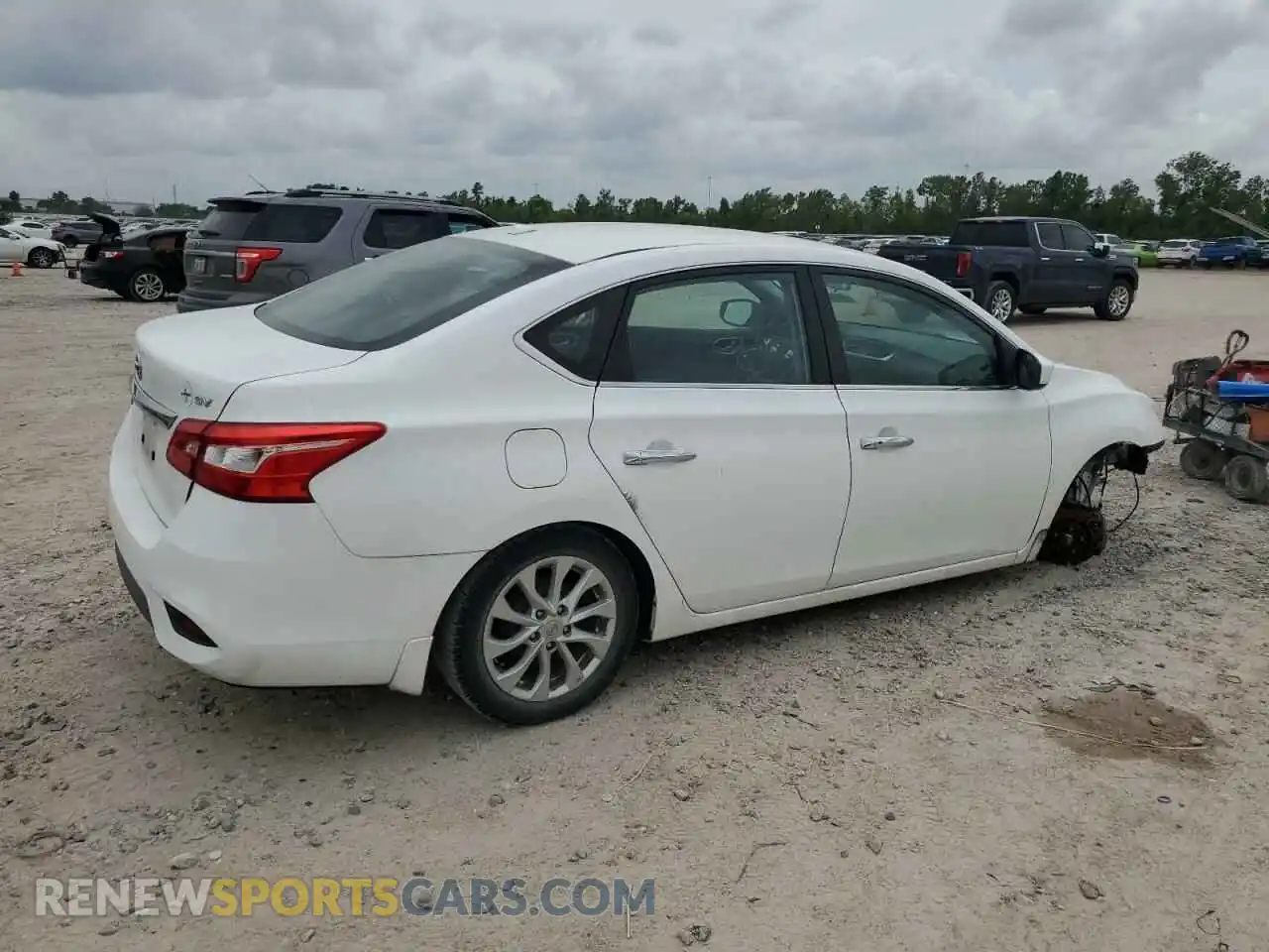 3 Photograph of a damaged car 3N1AB7AP0KL604630 NISSAN SENTRA 2019