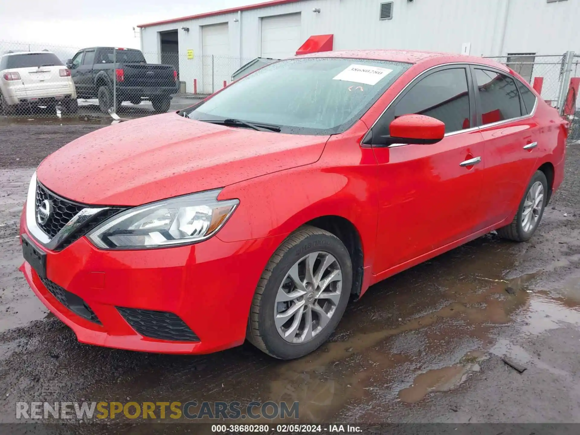 2 Photograph of a damaged car 3N1AB7AP0KL609147 NISSAN SENTRA 2019