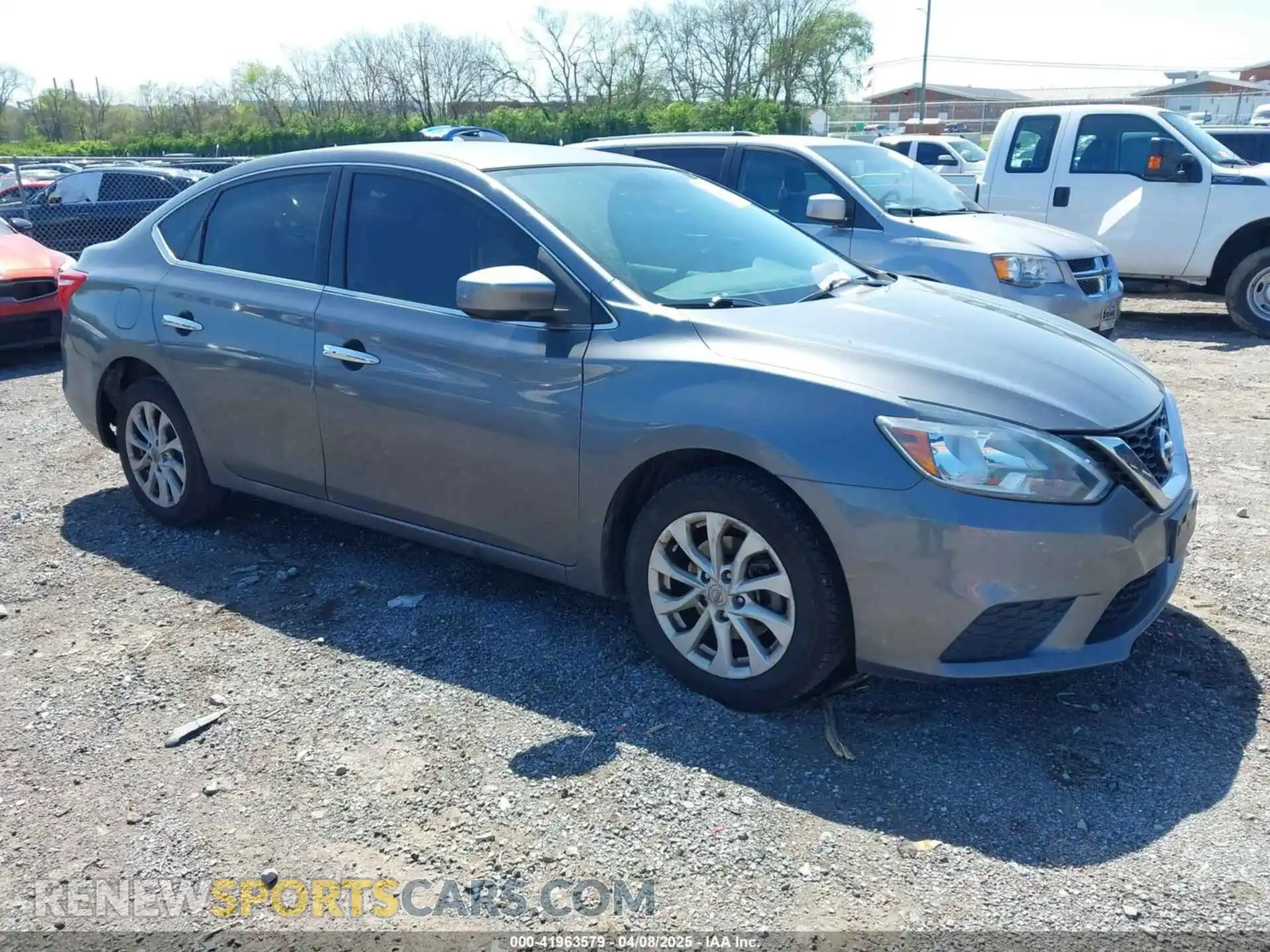 1 Photograph of a damaged car 3N1AB7AP0KL628264 NISSAN SENTRA 2019