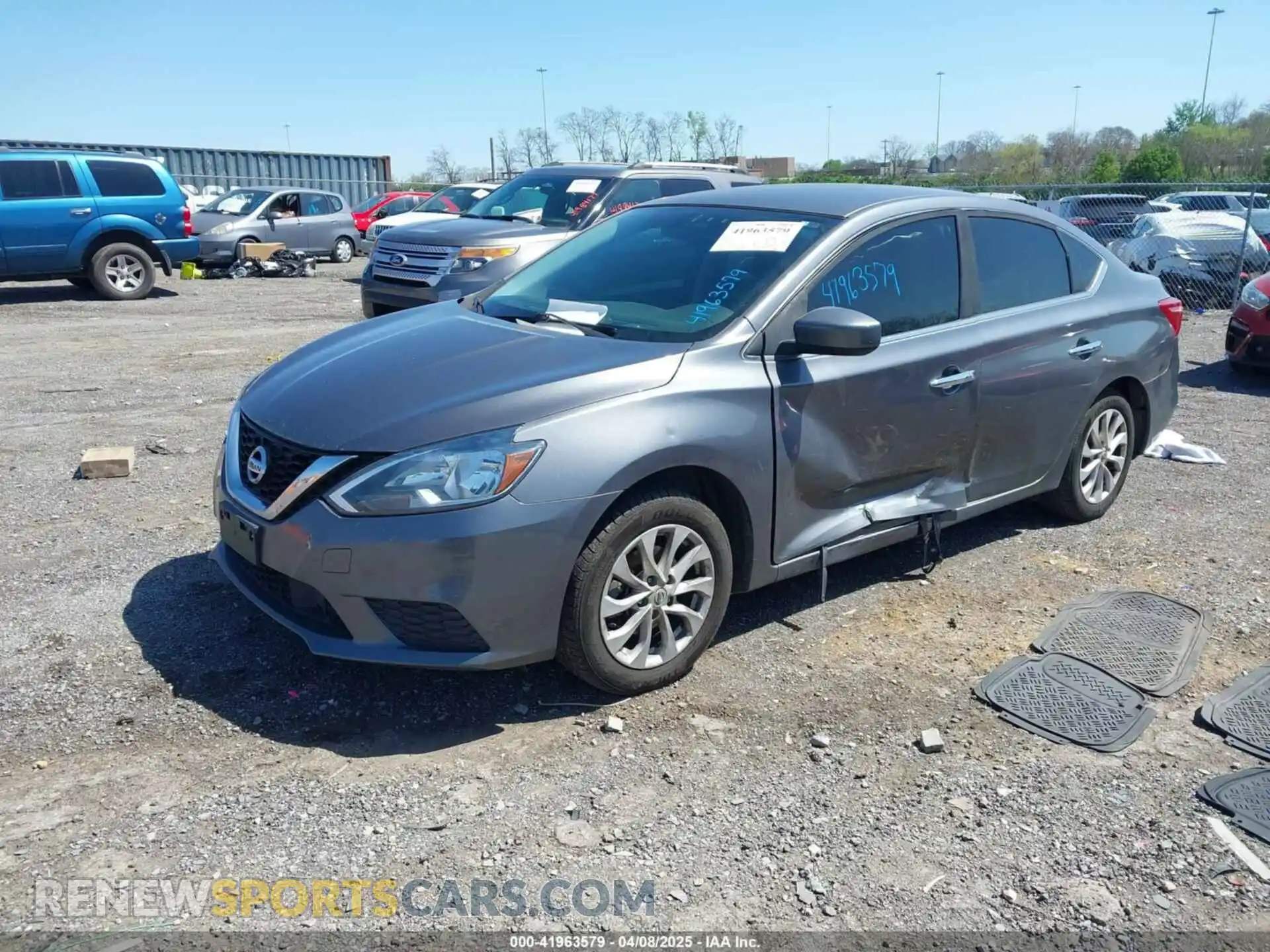 2 Photograph of a damaged car 3N1AB7AP0KL628264 NISSAN SENTRA 2019