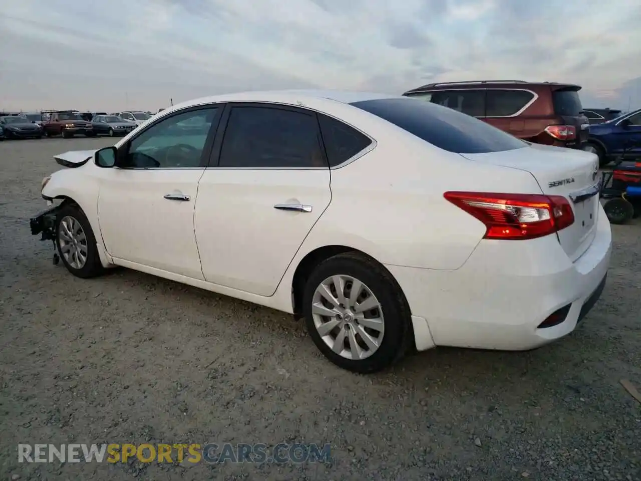 2 Photograph of a damaged car 3N1AB7AP0KY213951 NISSAN SENTRA 2019