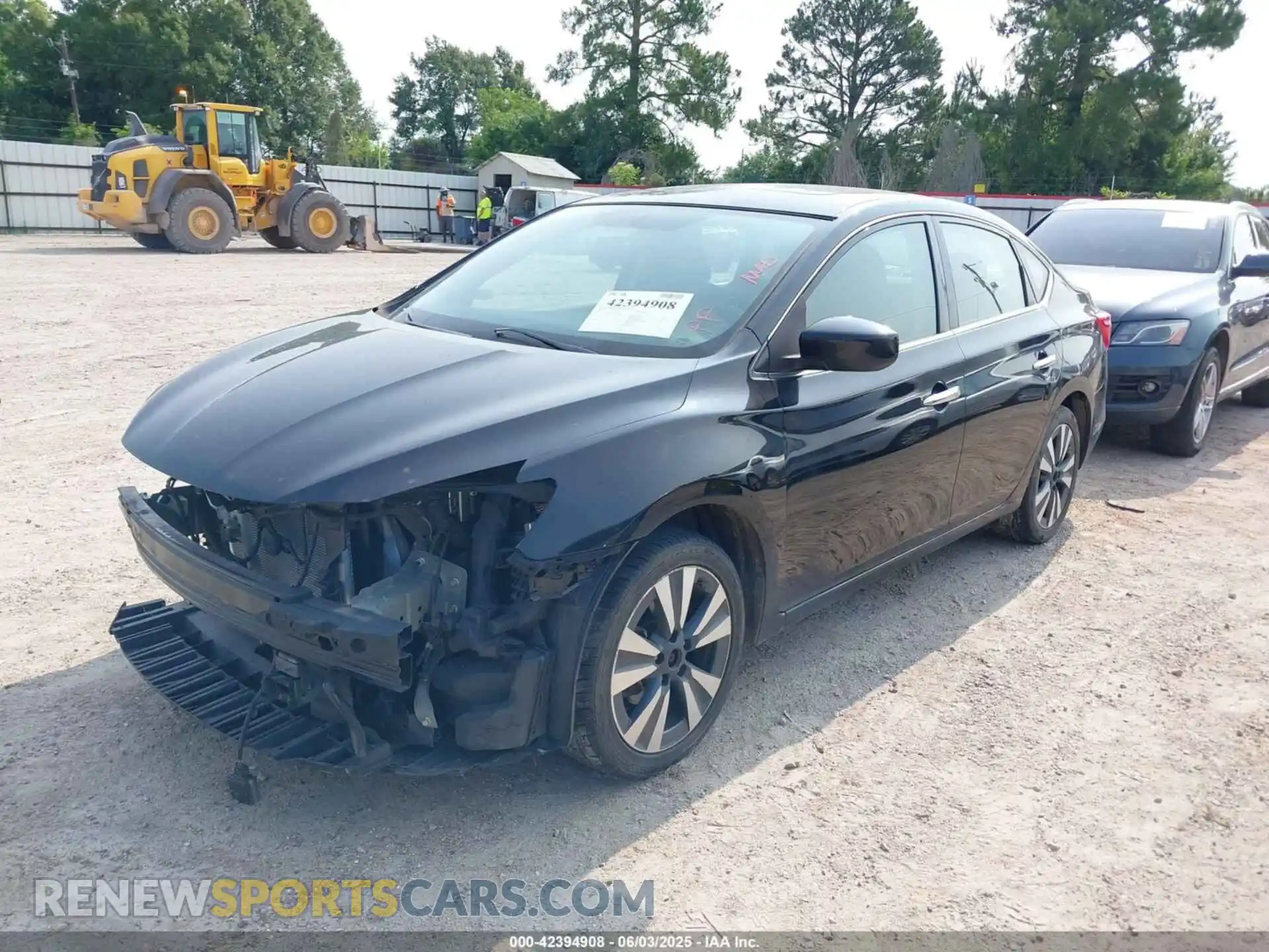 2 fotografías del automóvil dañado 3N1AB7AP0KY214498 NISSAN SENTRA 2019