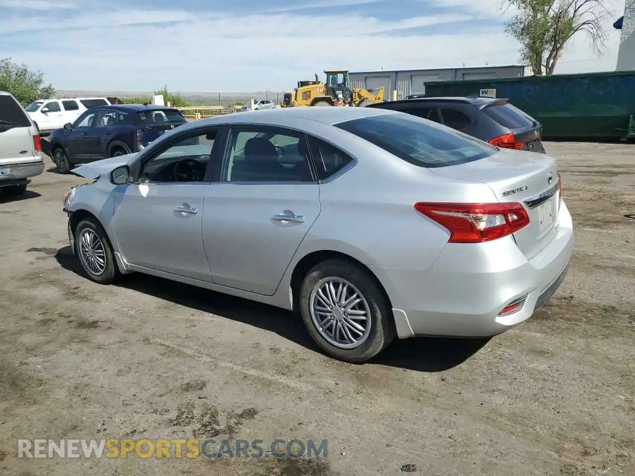 2 Photograph of a damaged car 3N1AB7AP0KY292537 NISSAN SENTRA 2019