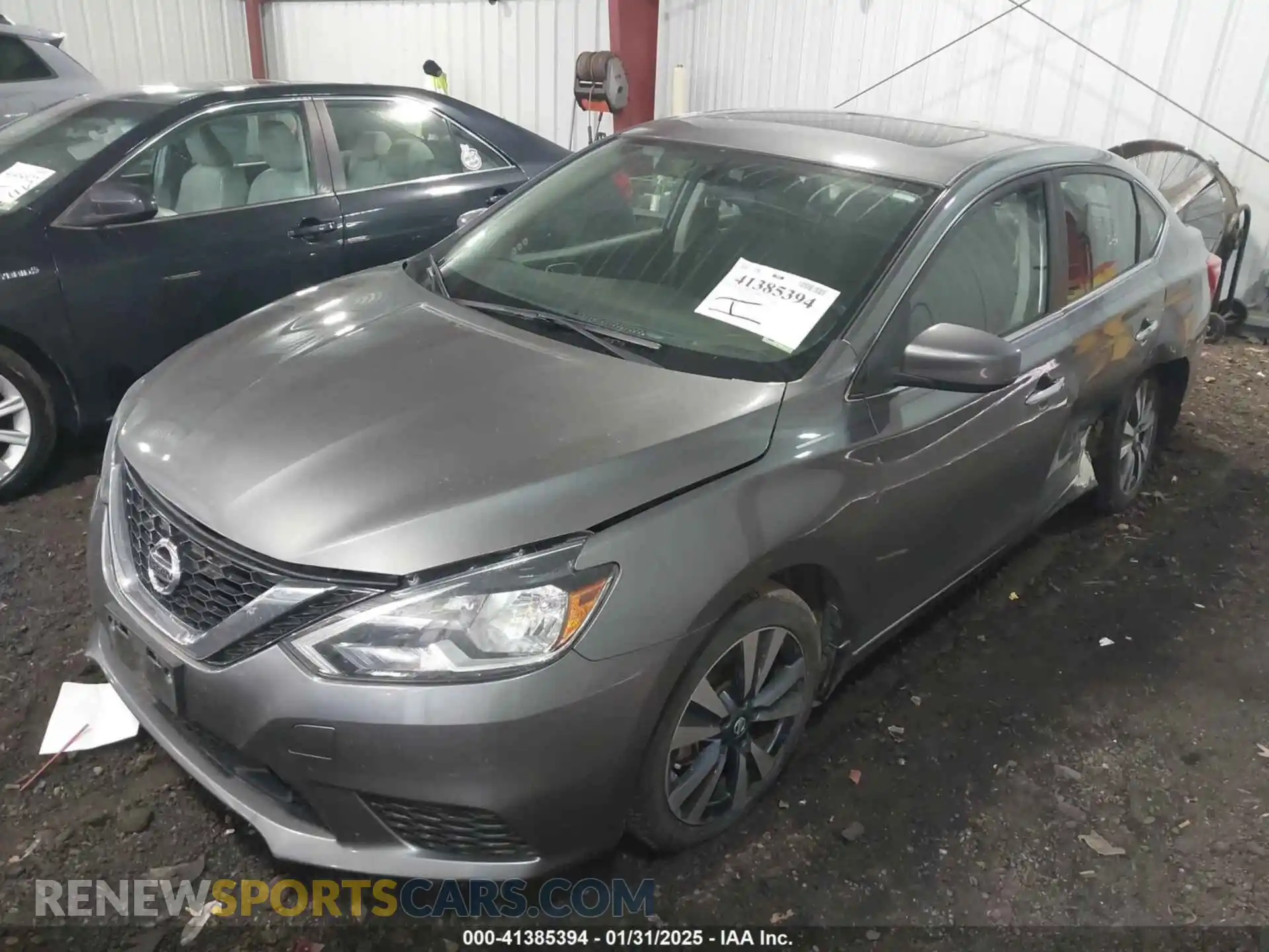 2 Photograph of a damaged car 3N1AB7AP0KY303620 NISSAN SENTRA 2019