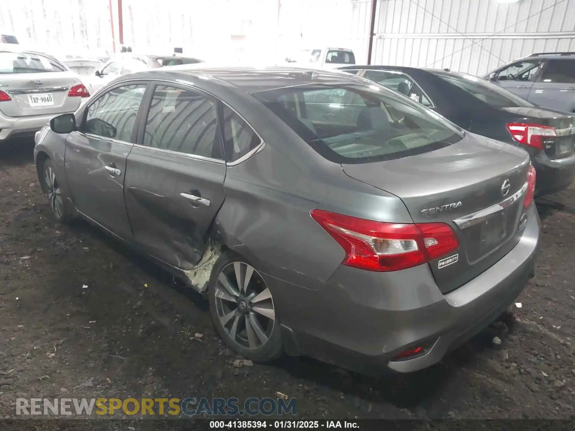 3 Photograph of a damaged car 3N1AB7AP0KY303620 NISSAN SENTRA 2019