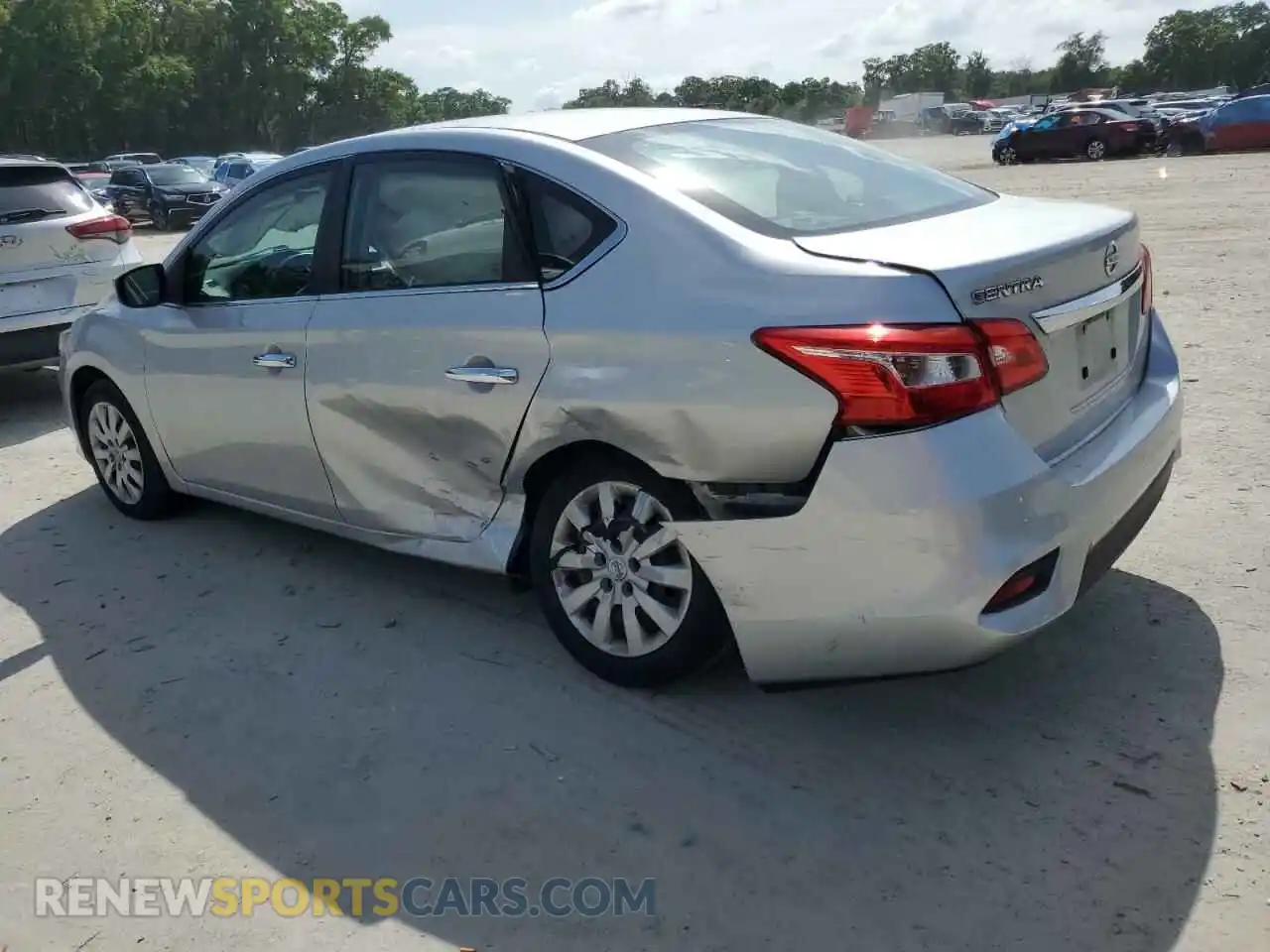 2 Photograph of a damaged car 3N1AB7AP0KY310437 NISSAN SENTRA 2019