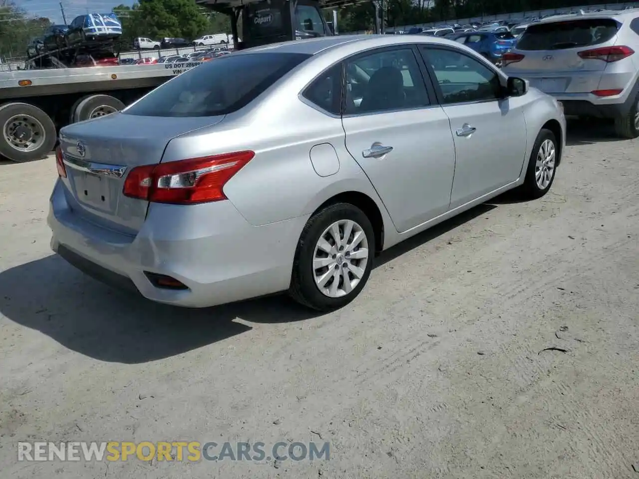 3 Photograph of a damaged car 3N1AB7AP0KY310437 NISSAN SENTRA 2019