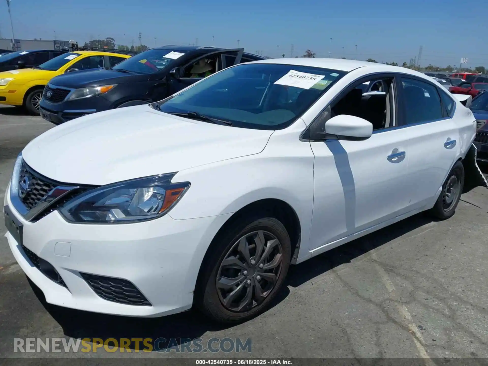 2 Photograph of a damaged car 3N1AB7AP0KY340022 NISSAN SENTRA 2019