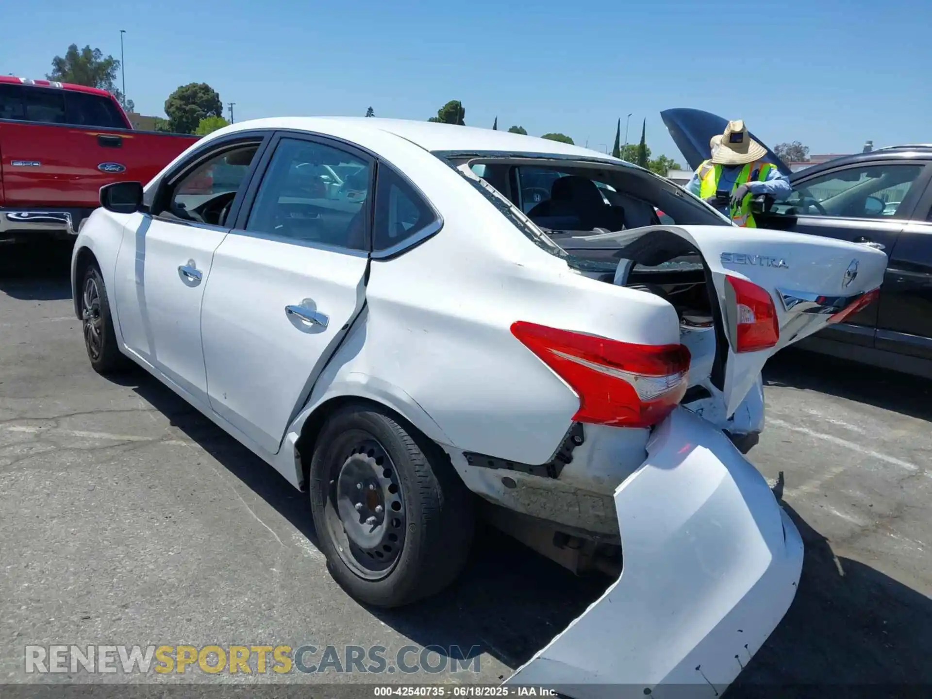 3 Photograph of a damaged car 3N1AB7AP0KY340022 NISSAN SENTRA 2019