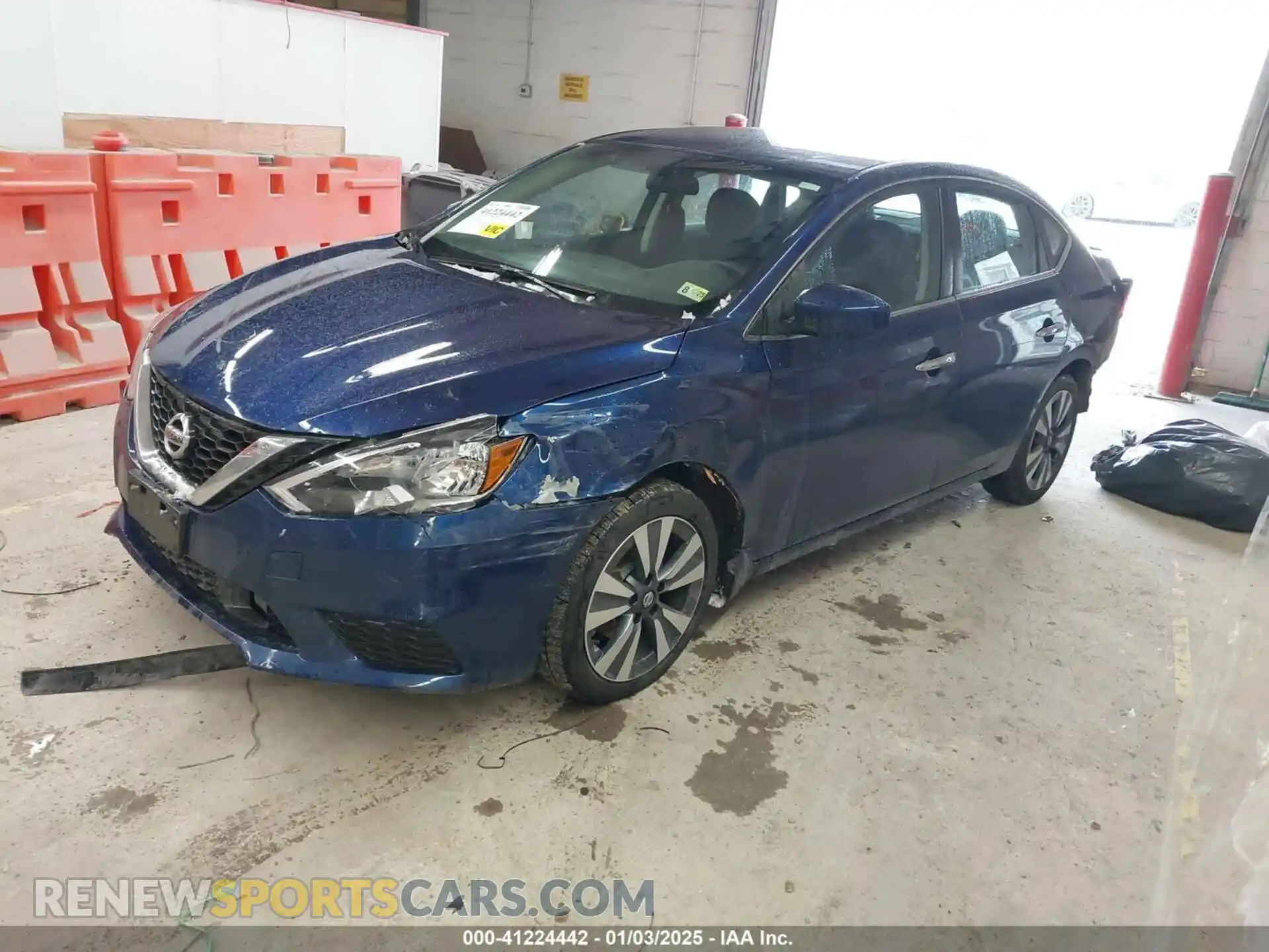 2 Photograph of a damaged car 3N1AB7AP0KY367656 NISSAN SENTRA 2019