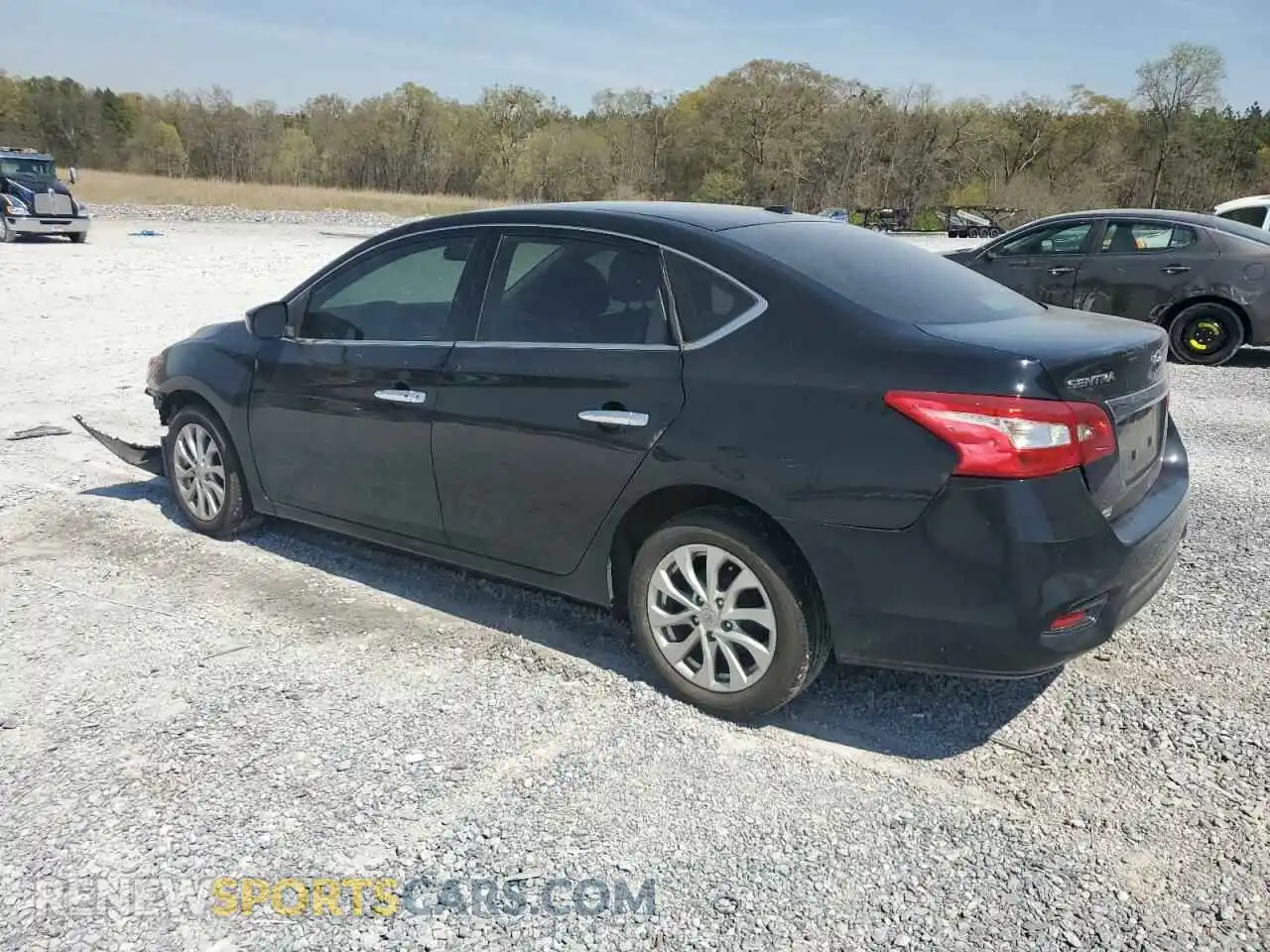 2 Photograph of a damaged car 3N1AB7AP0KY371741 NISSAN SENTRA 2019