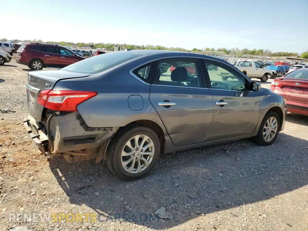 3 Photograph of a damaged car 3N1AB7AP0KY397014 NISSAN SENTRA 2019
