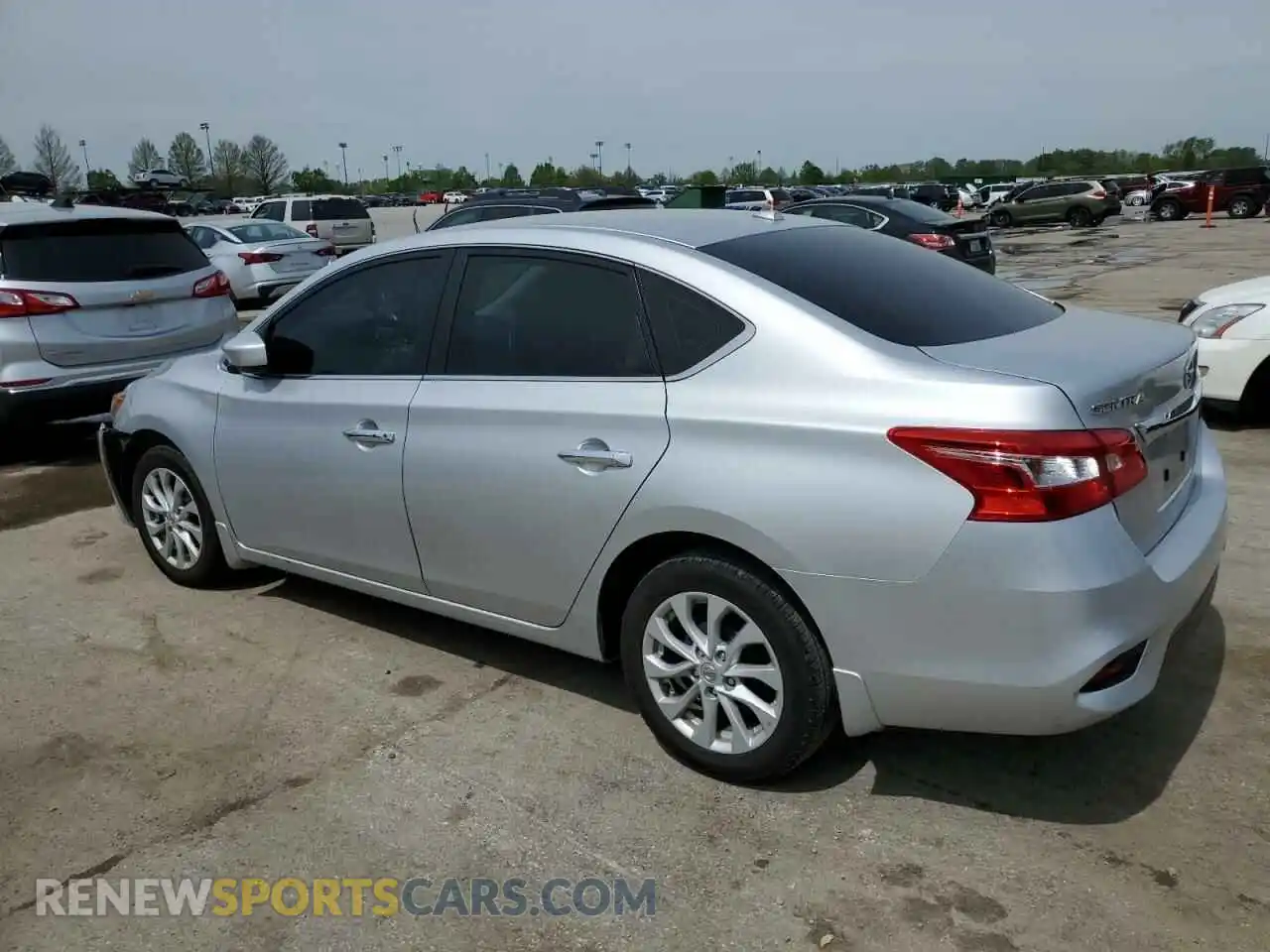 2 Photograph of a damaged car 3N1AB7AP0KY437544 NISSAN SENTRA 2019