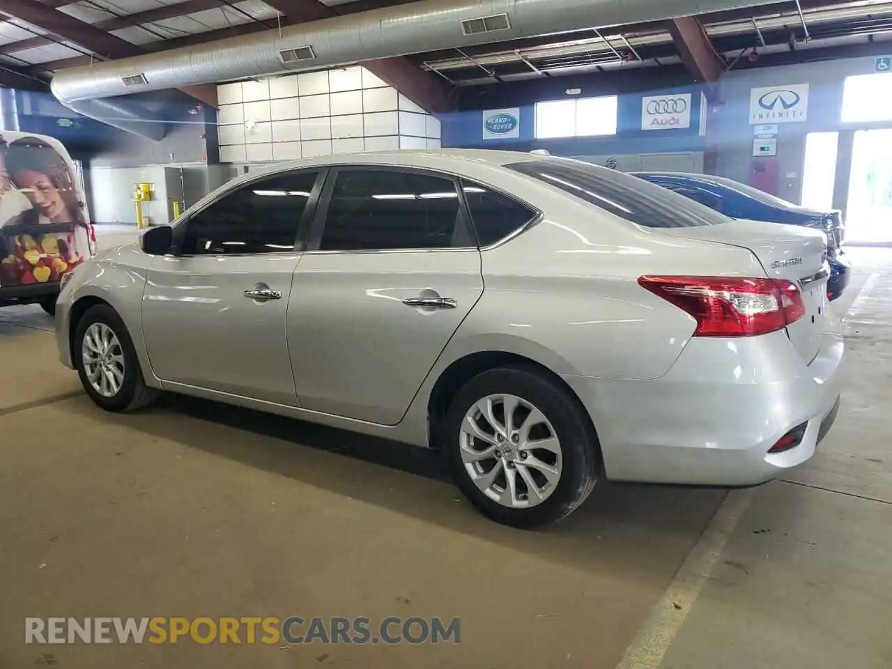 2 fotografías del automóvil dañado 3N1AB7AP0KY448558 NISSAN SENTRA 2019